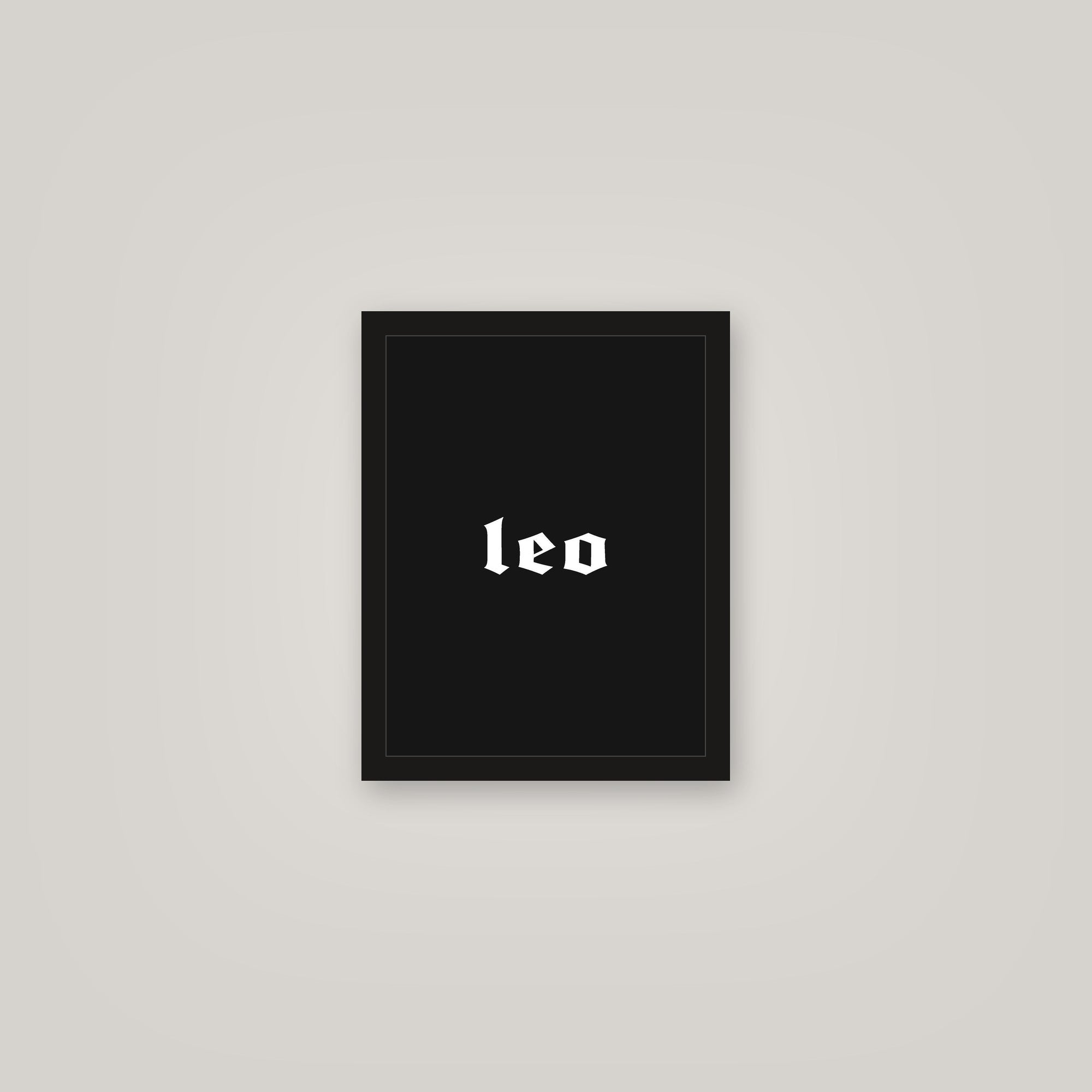 [auto-mockup] LEO POSTER IN MULTIPLE COLORS - 11 x 14in.
