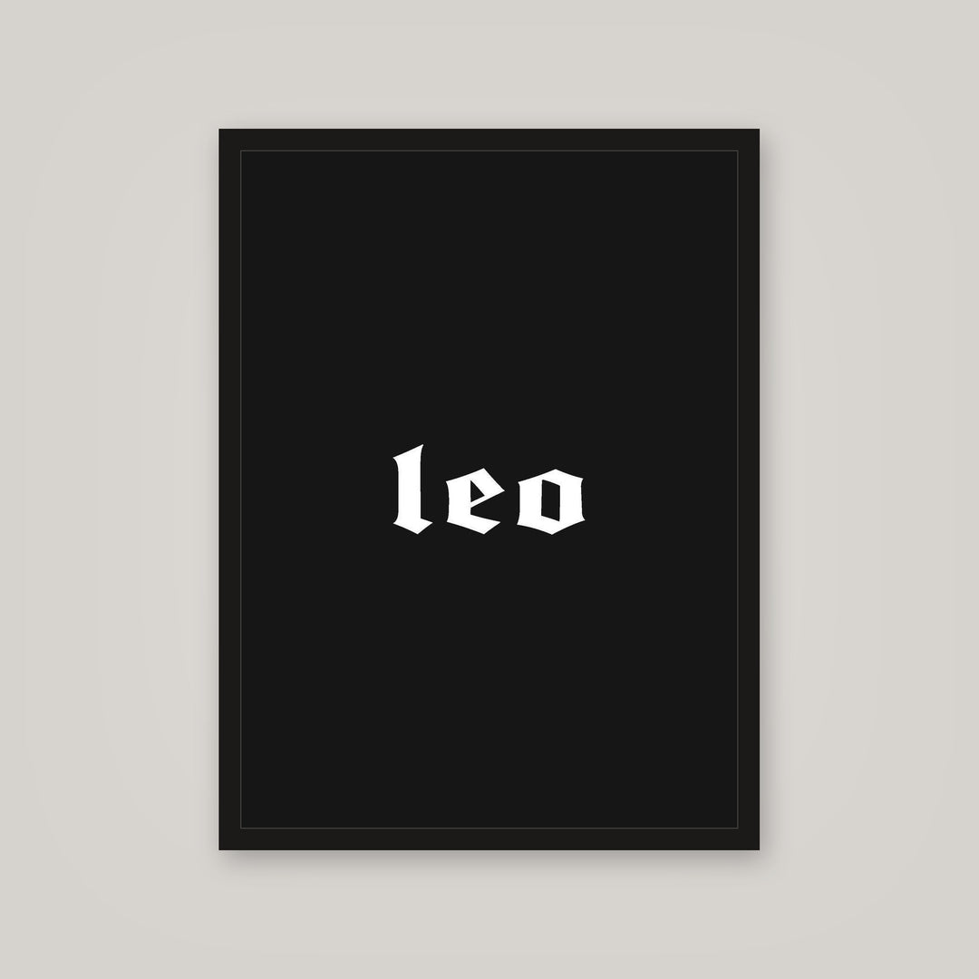 [auto-mockup] LEO POSTER IN MULTIPLE COLORS - 18 x 24in.