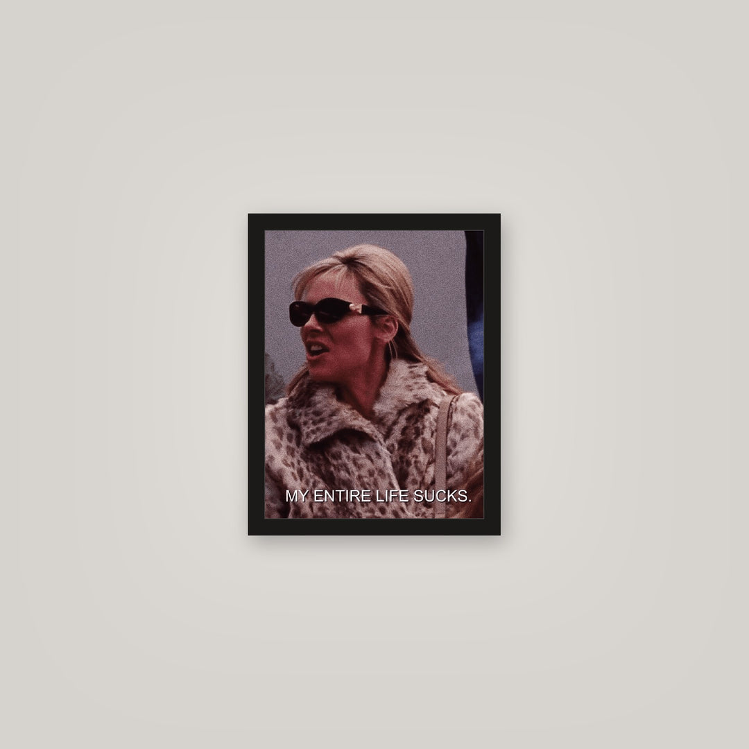 [auto-mockup] LIFE SUCKS POSTER - 11 x 14in.