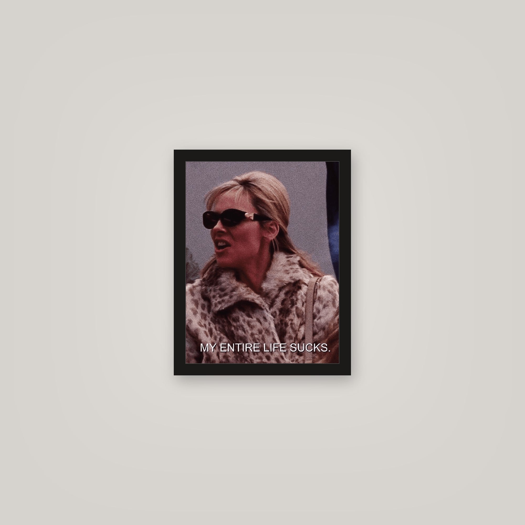 [auto-mockup] LIFE SUCKS POSTER - 11 x 14in.