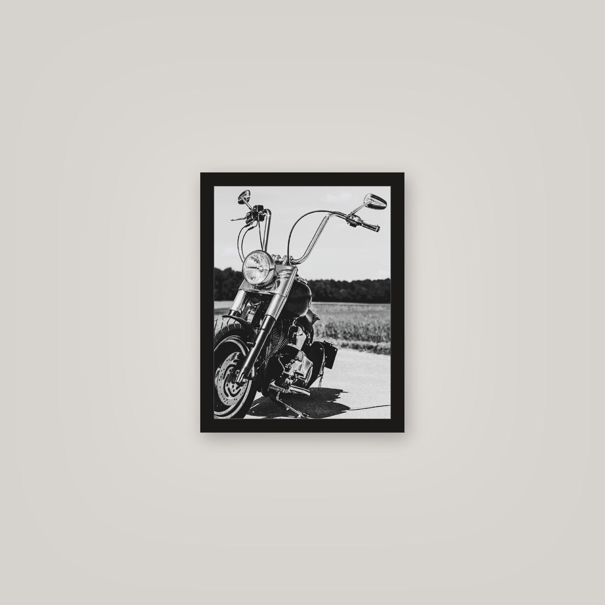 [auto-mockup] LONE MOTORCYCLE POSTER - 11 x 14in.