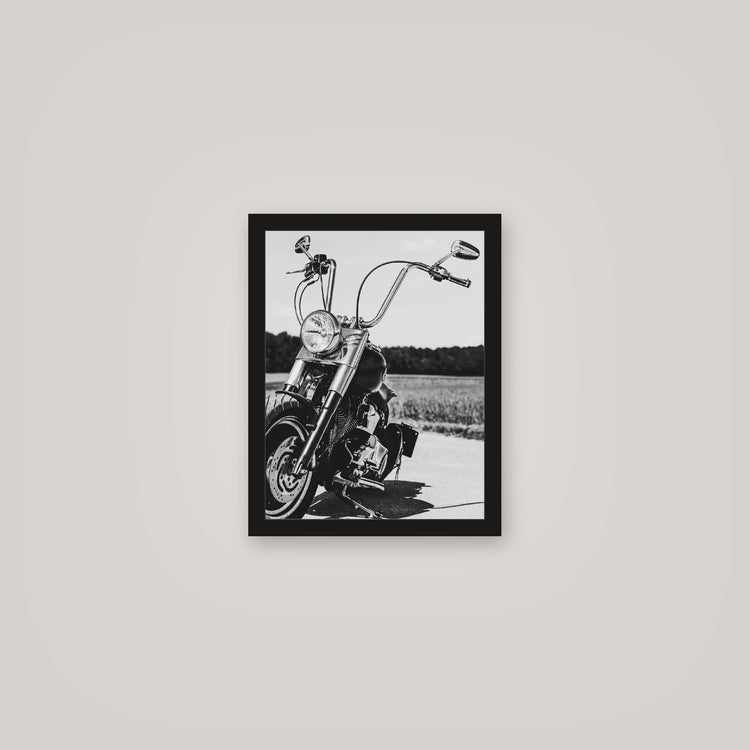 [auto-mockup] LONE MOTORCYCLE POSTER - 11 x 14in.