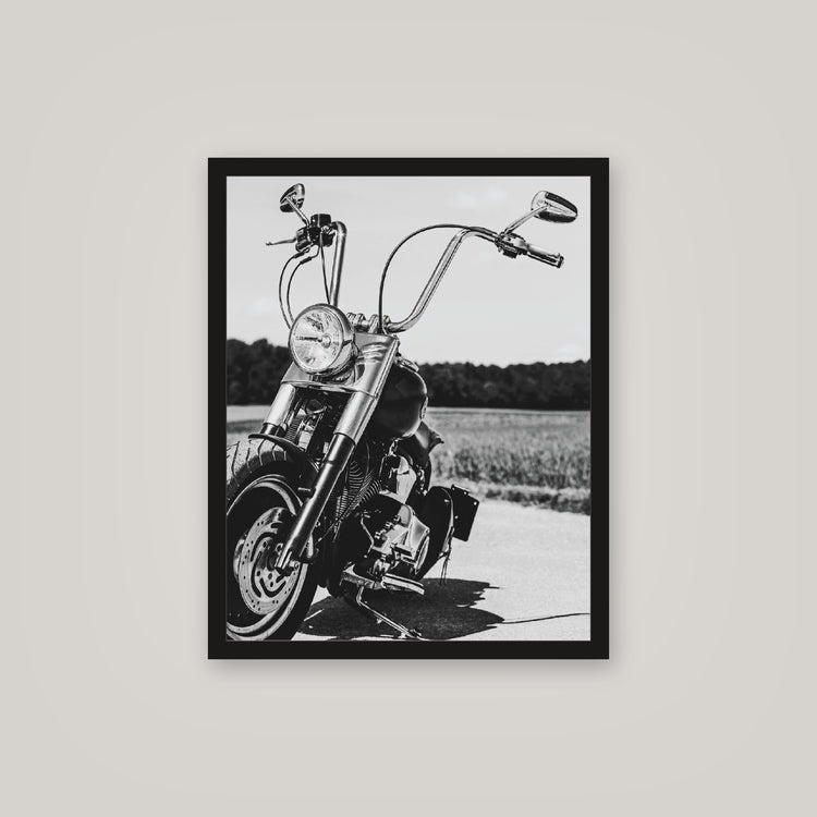 [auto-mockup] LONE MOTORCYCLE POSTER - 16 x 20in.