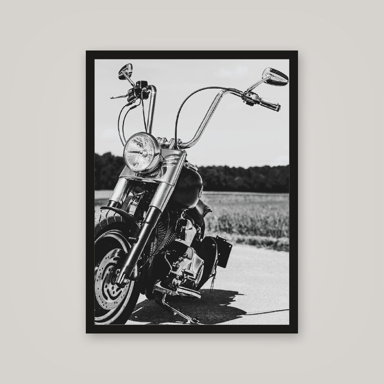 [auto-mockup] LONE MOTORCYCLE POSTER - 18 x 24in.