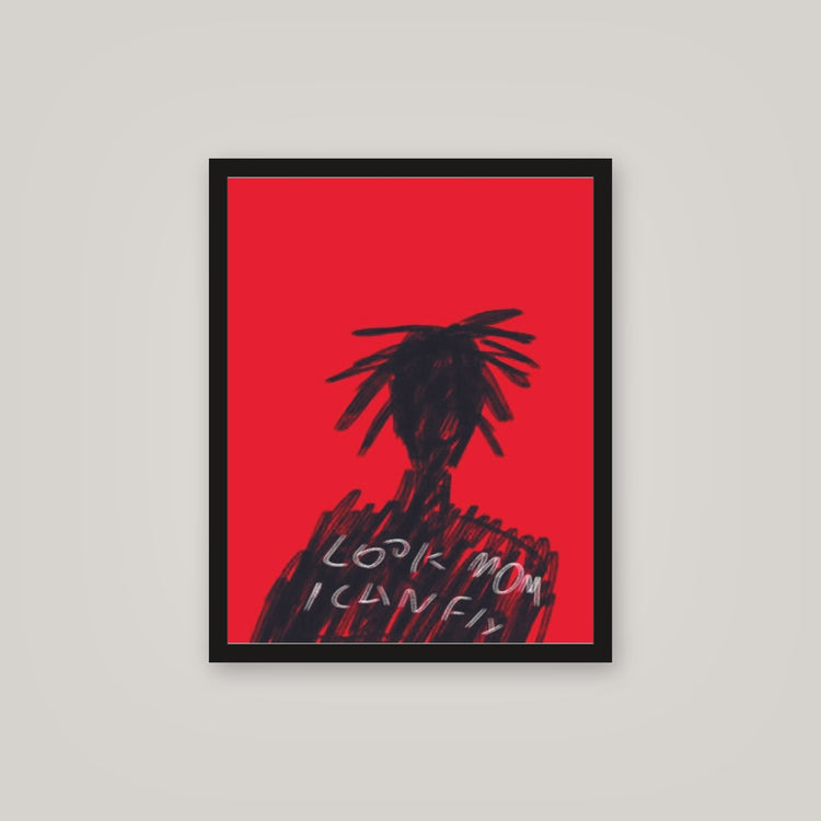 [auto-mockup] LOOK MOM IN RED POSTER - 16 x 20in.