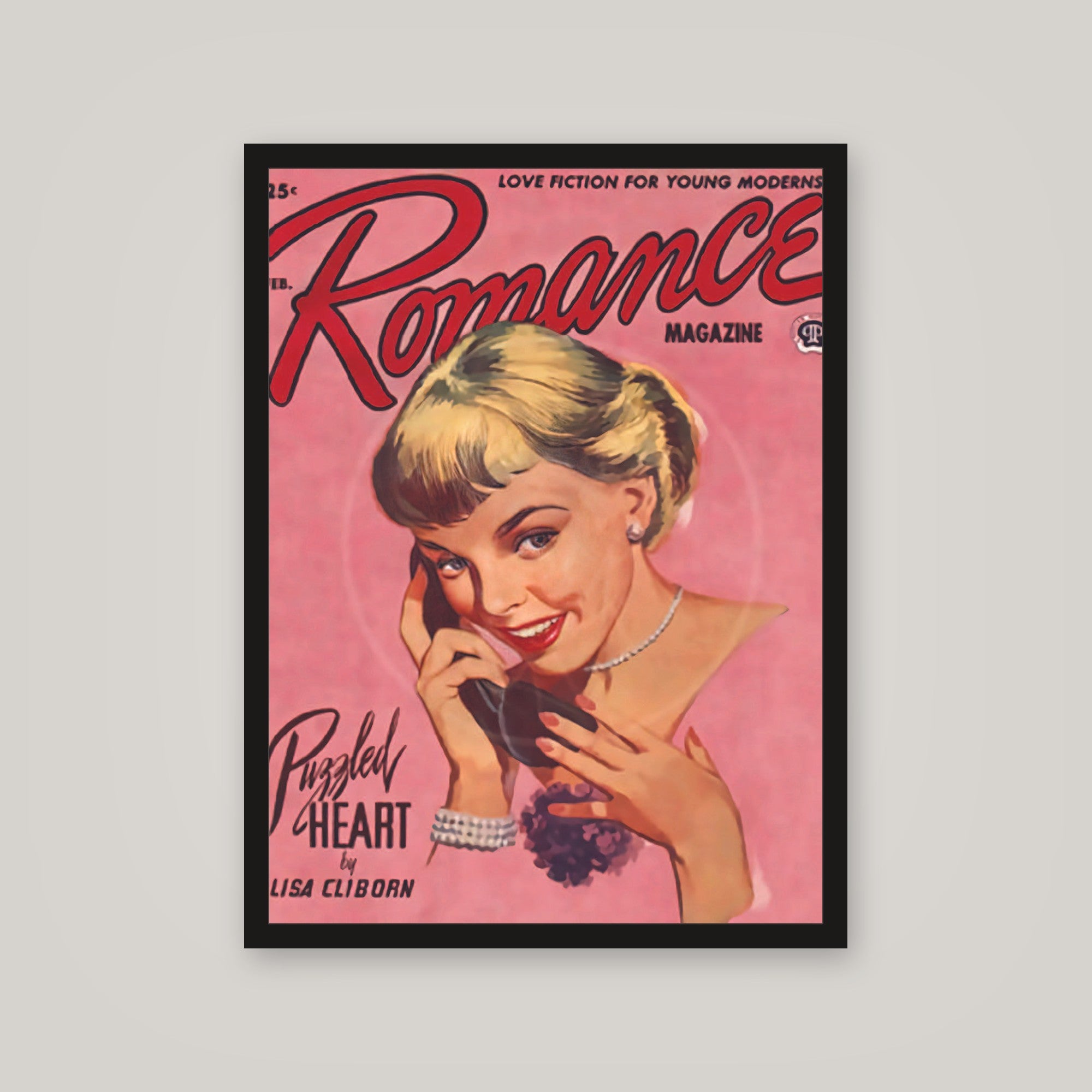 [auto-mockup] LOVE FICTION POSTER - 18 x 24in.