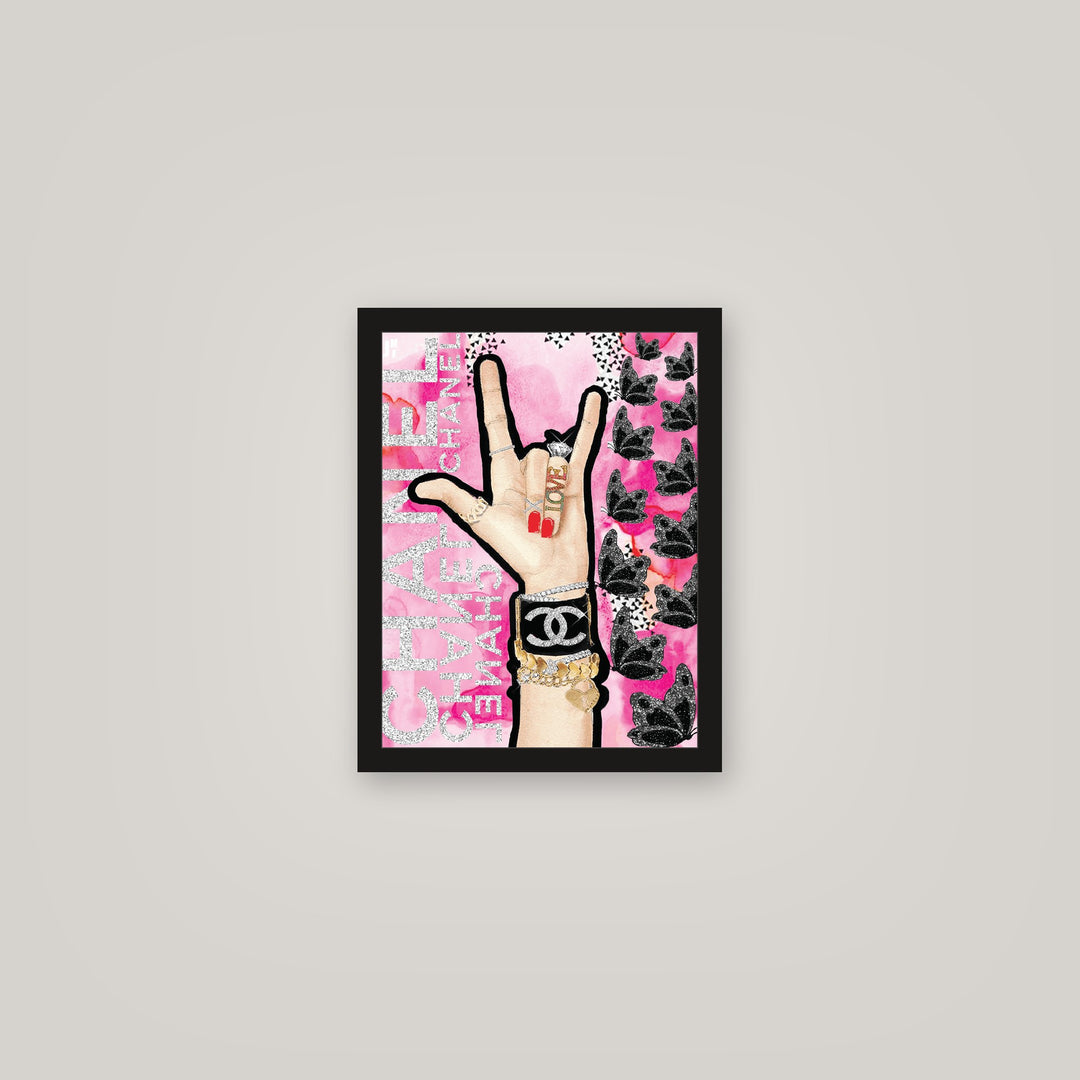 [auto-mockup] LOVE HAND POSTER - 11 x 14in.