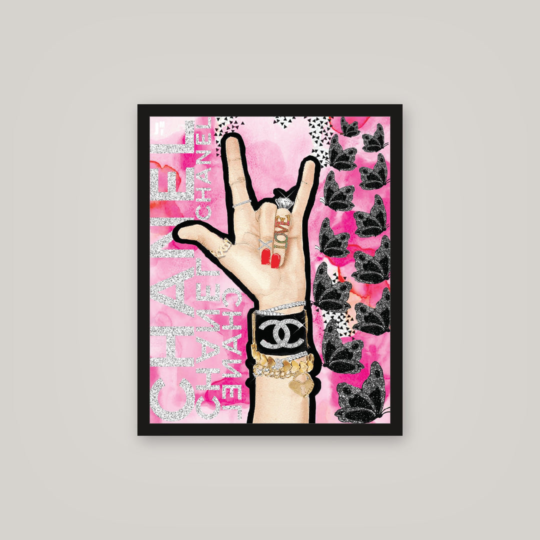 [auto-mockup] LOVE HAND POSTER - 16 x 20in.