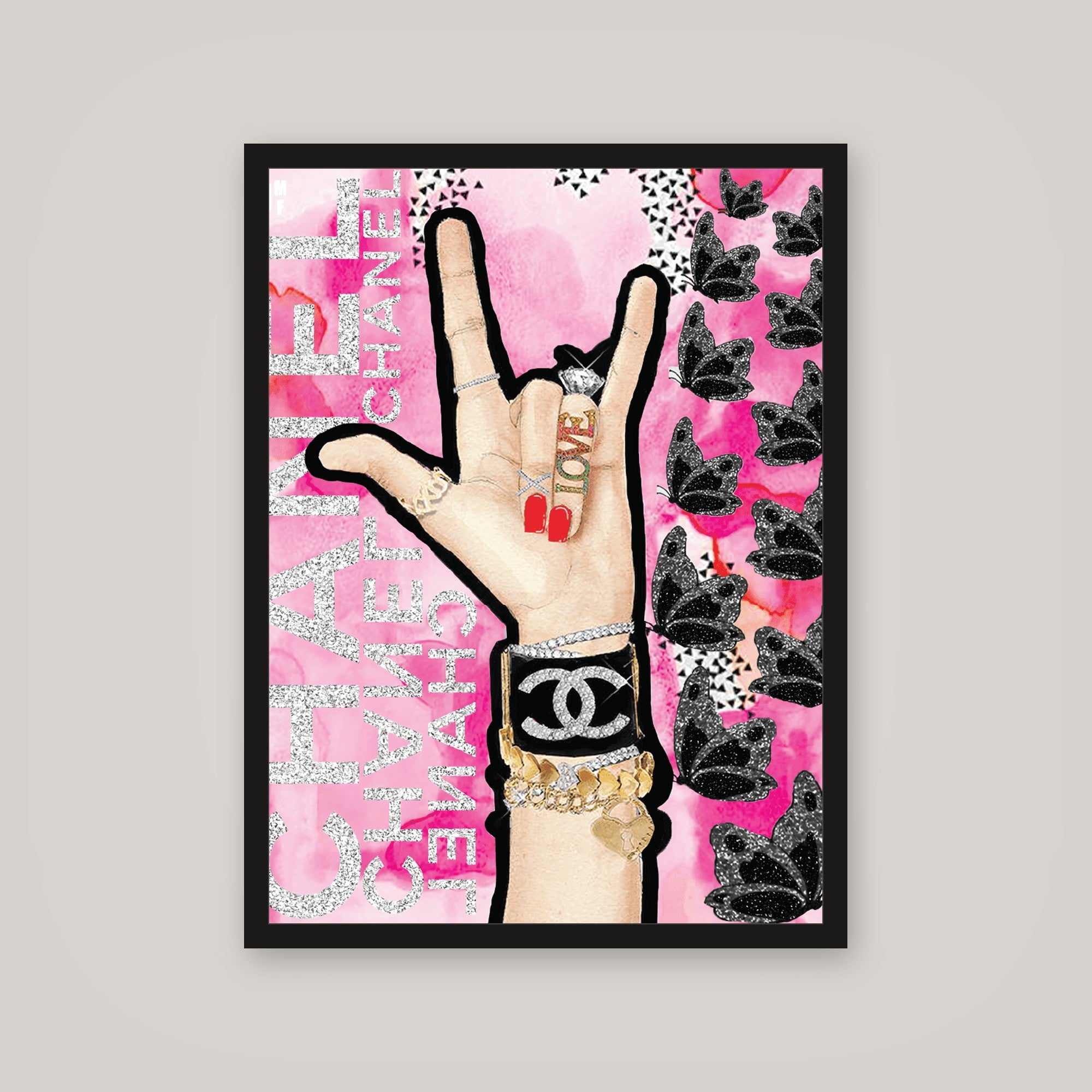 [auto-mockup] LOVE HAND POSTER - 18 x 24in.