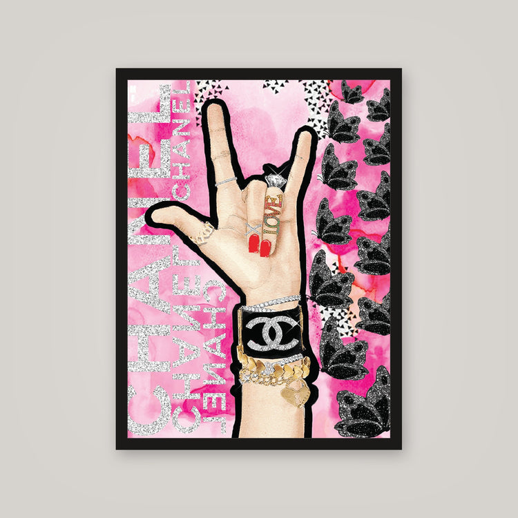 [auto-mockup] LOVE HAND POSTER - 18 x 24in.