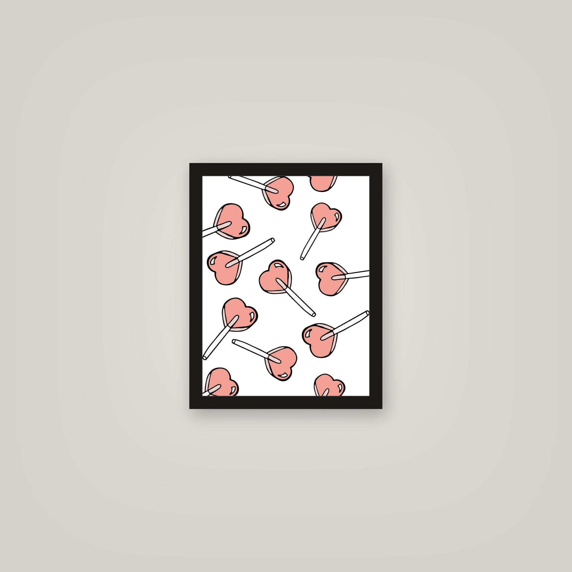 [auto-mockup] LOVE LOLLIPOP POSTER - 11 x 14in.