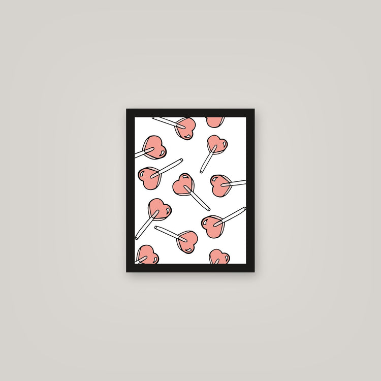 [auto-mockup] LOVE LOLLIPOP POSTER - 11 x 14in.