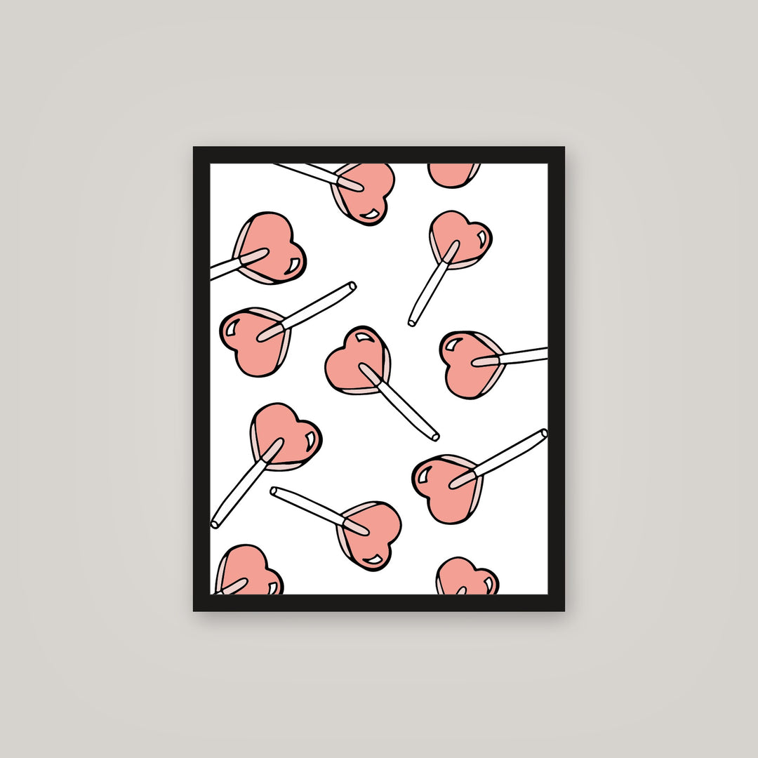 [auto-mockup] LOVE LOLLIPOP POSTER - 16 x 20in.