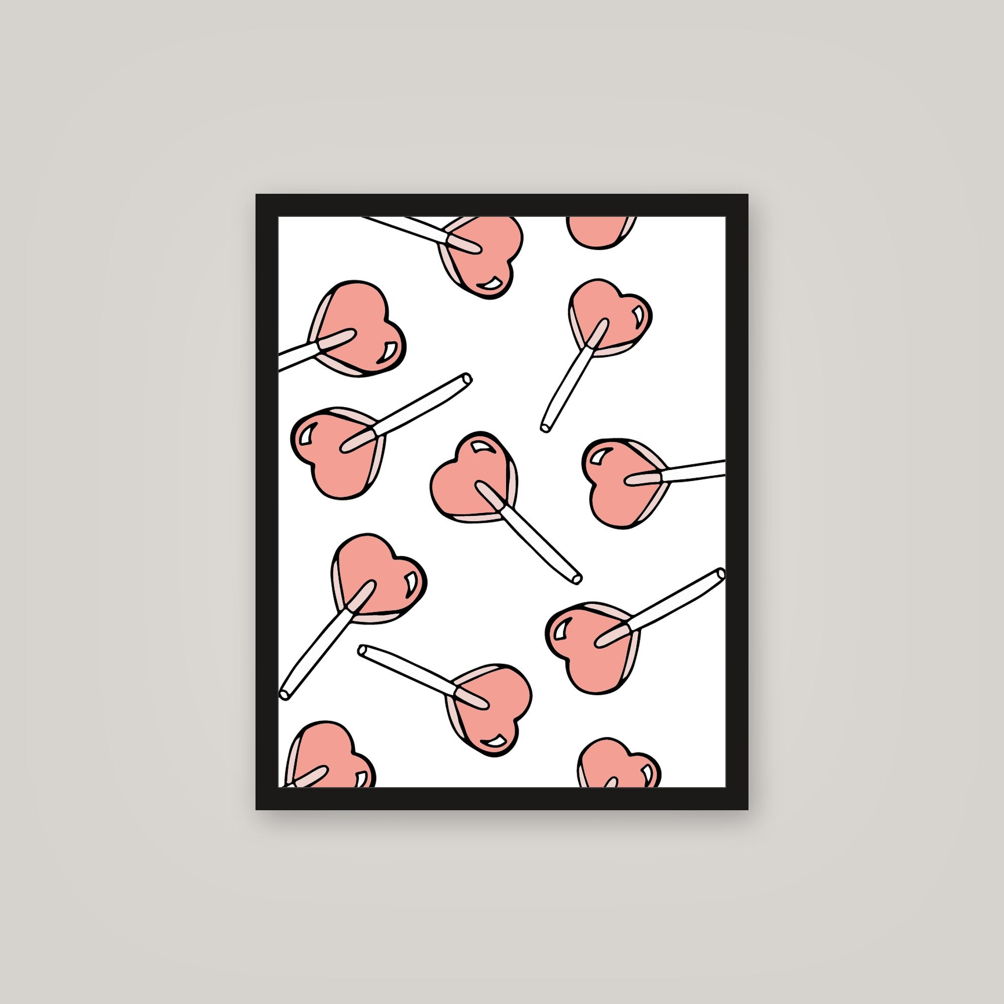 [auto-mockup] LOVE LOLLIPOP POSTER - 16 x 20in.