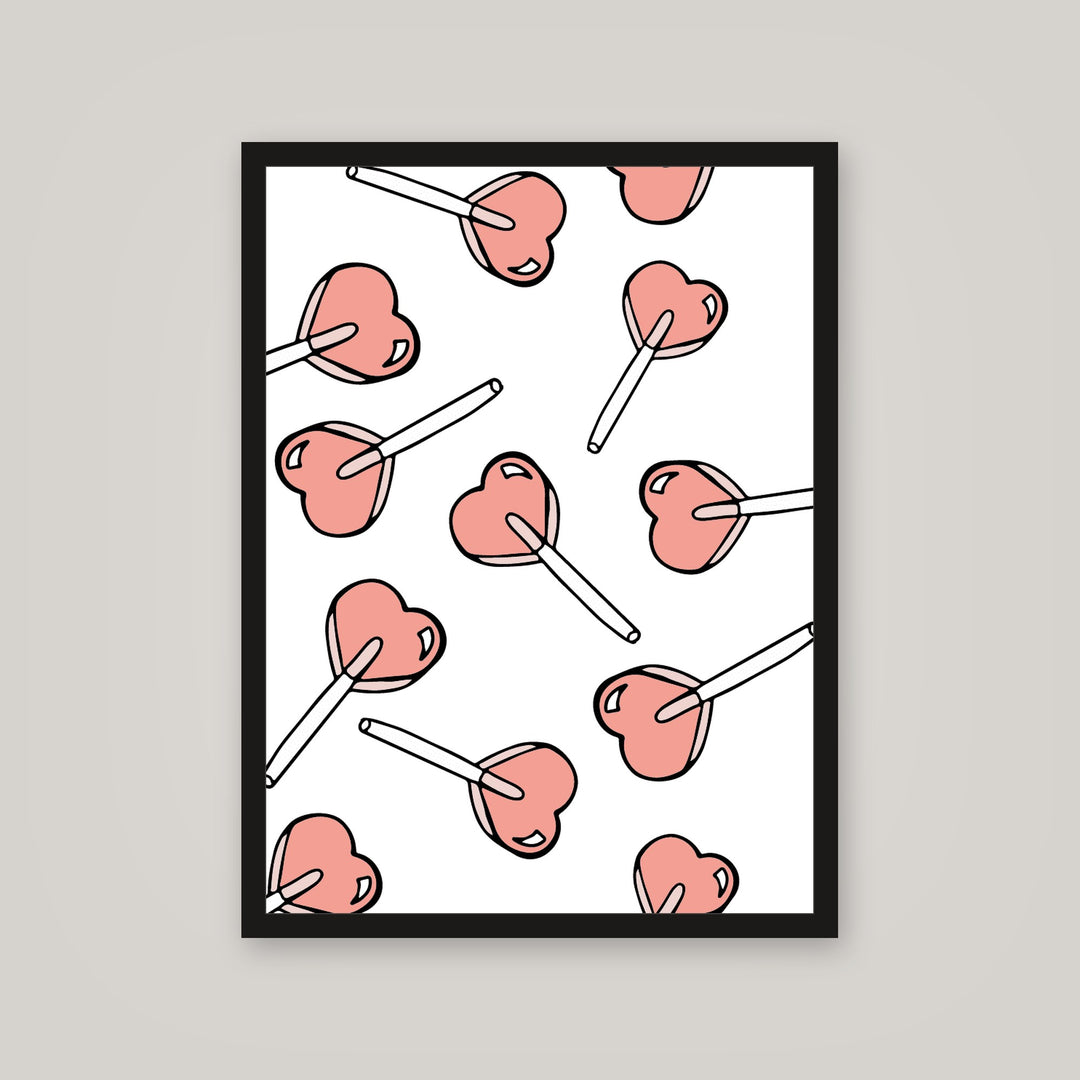 [auto-mockup] LOVE LOLLIPOP POSTER - 18 x 24in.