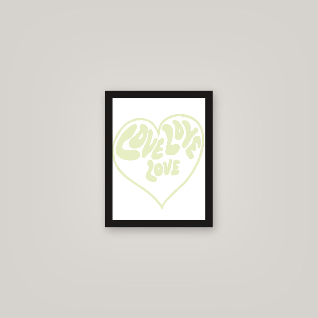 [auto-mockup] LOVE LOVE LOVE POSTER - 11 x 14in.
