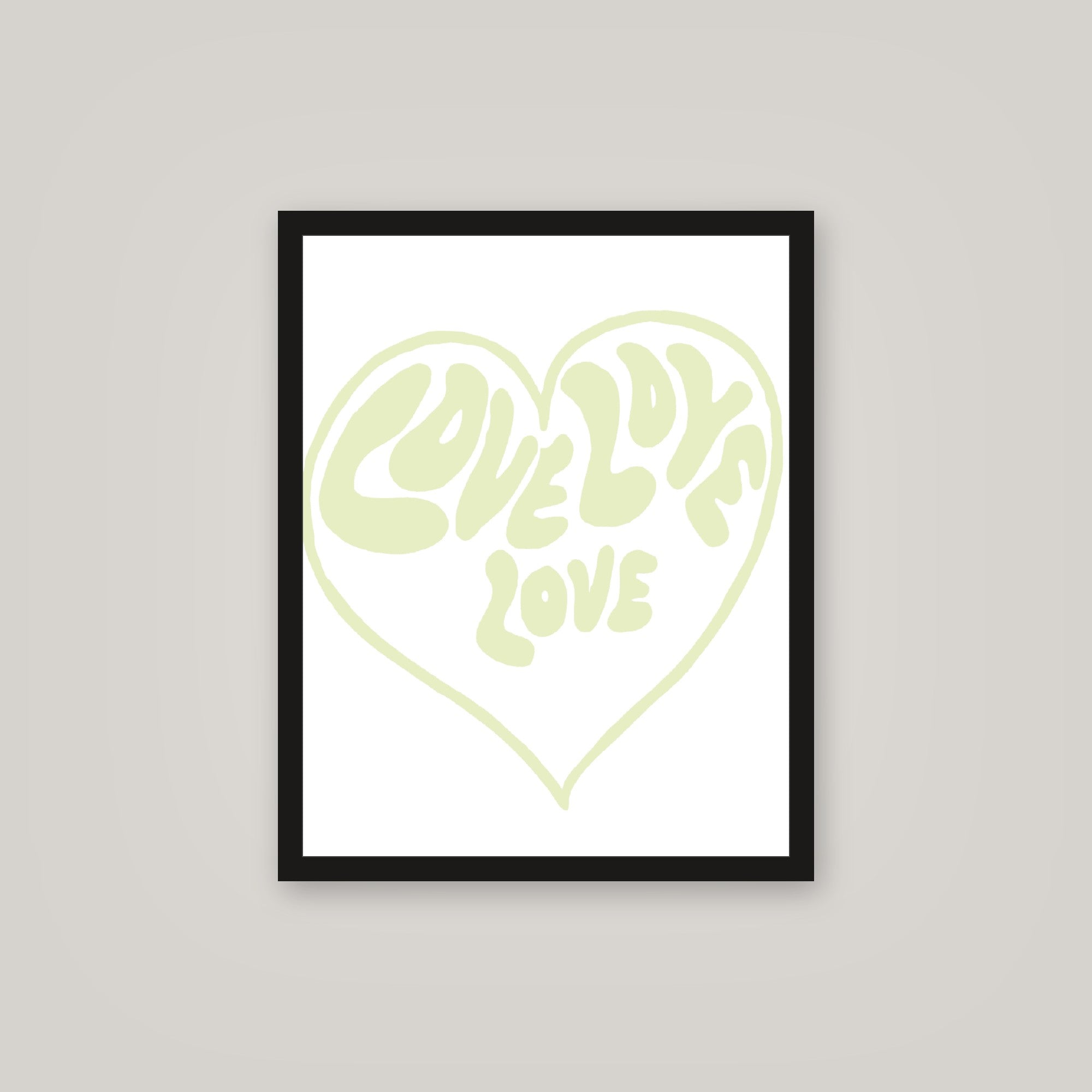 [auto-mockup] LOVE LOVE LOVE POSTER - 16 x 20in.