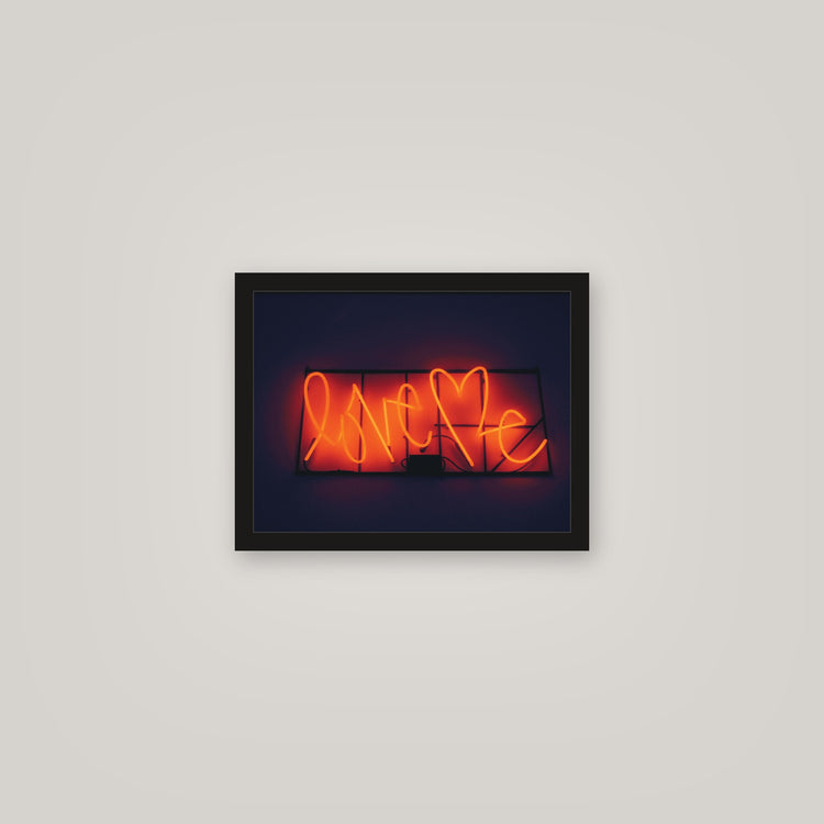 [auto-mockup] LOVE ME LED POSTER - 11 x 14in.