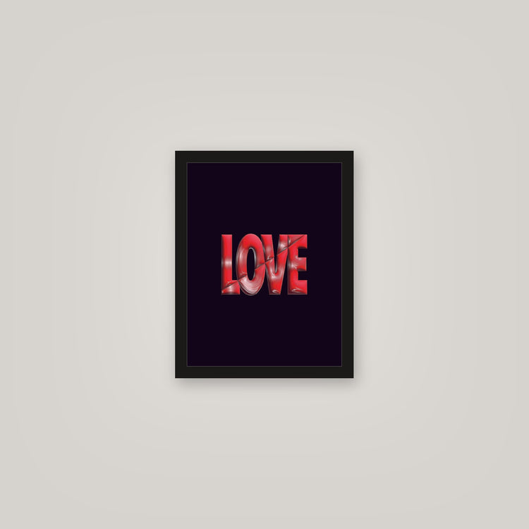 [auto-mockup] LOVE POSTER - 11 x 14in.