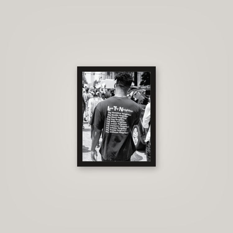 [auto-mockup] LOVE THY NEIGHBOR POSTER - 11 x 14in.