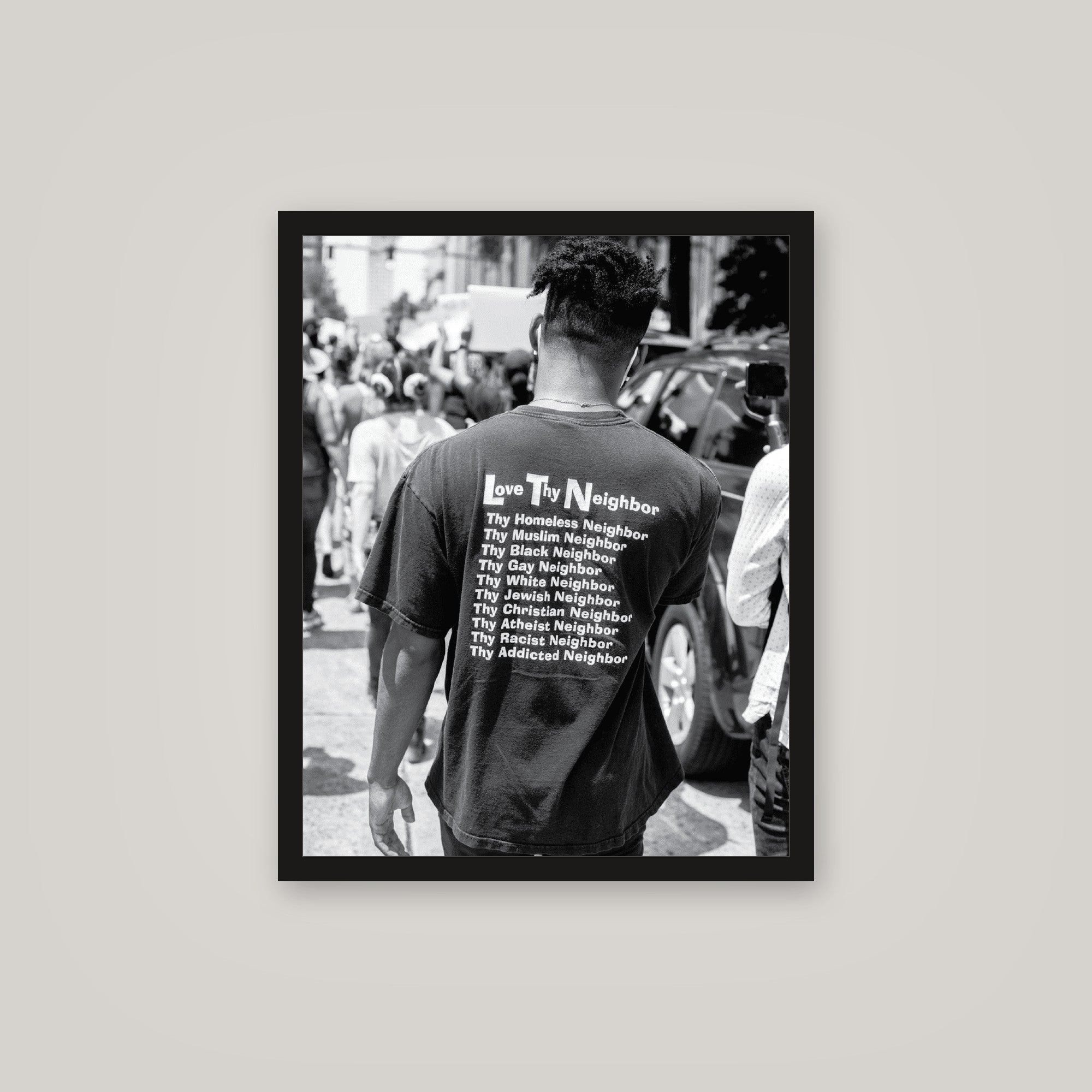 [auto-mockup] LOVE THY NEIGHBOR POSTER - 16 x 20in.