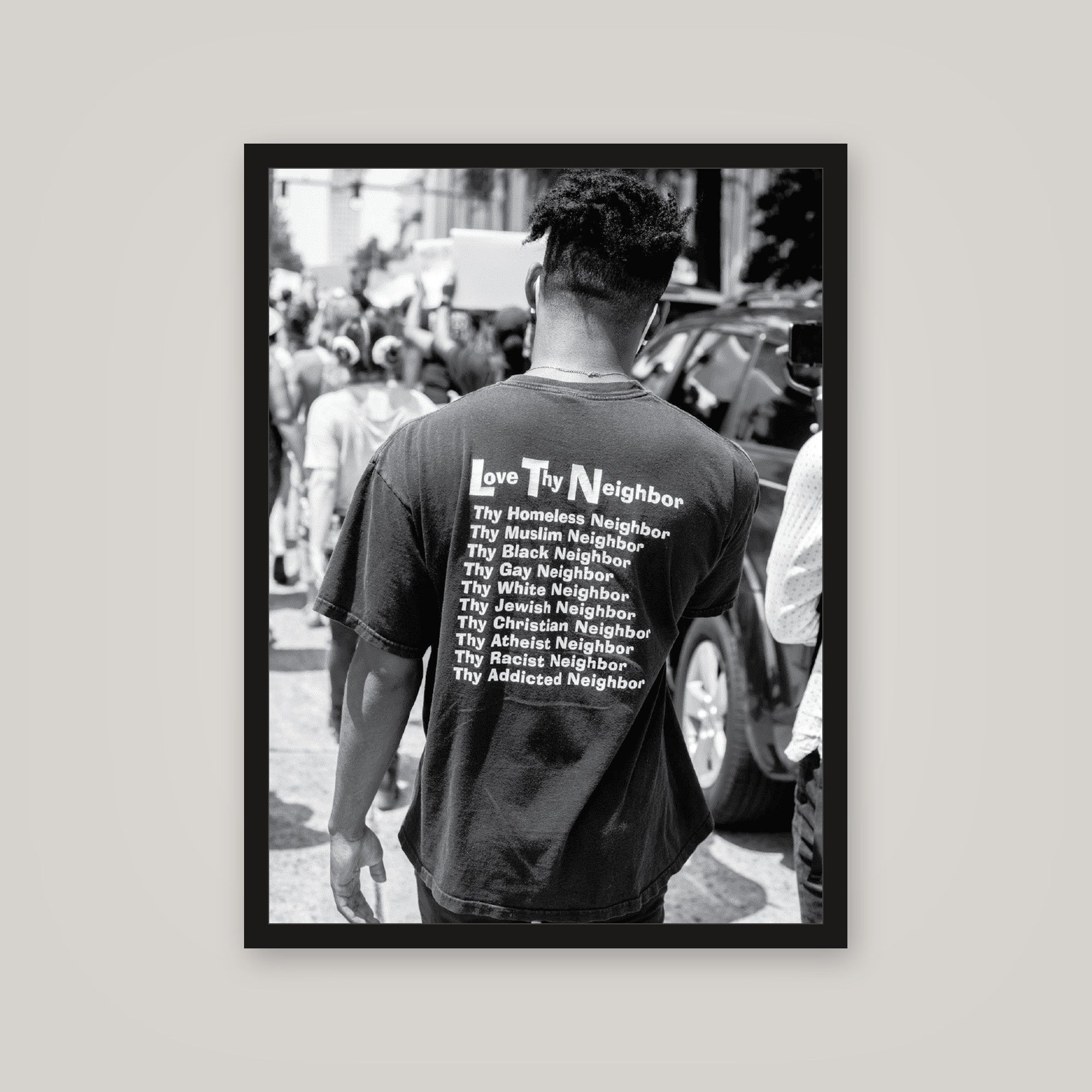 [auto-mockup] LOVE THY NEIGHBOR POSTER - 18 x 24in.