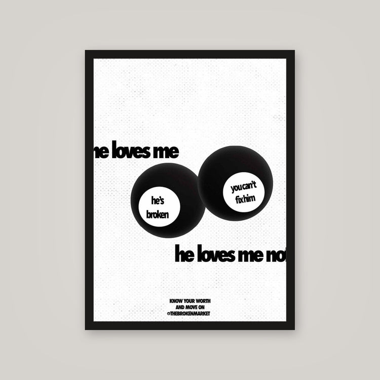 [auto-mockup] LOVES ME NOT - 18 x 24 in