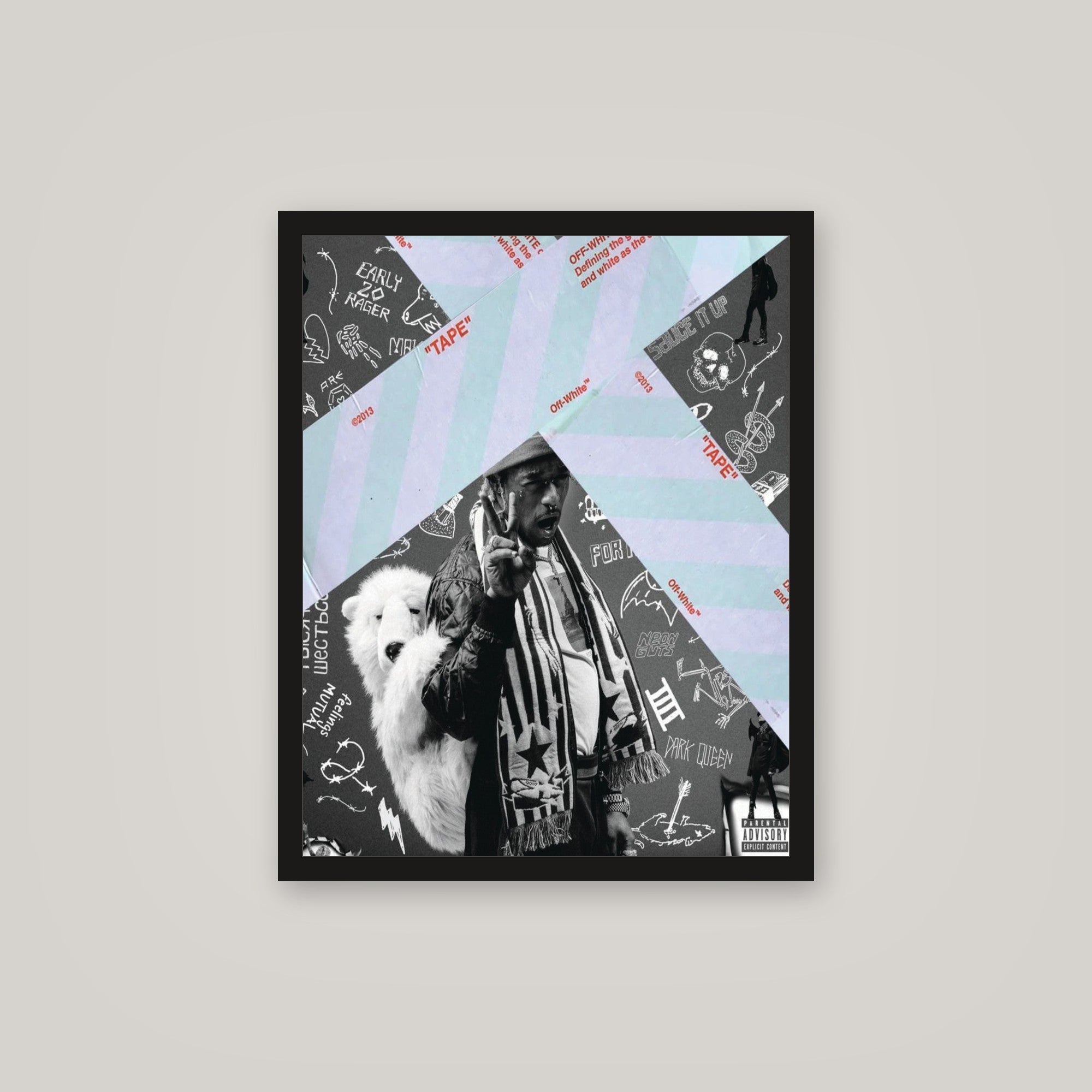 [auto-mockup] LUV IS RAGE 2 COVER POSTER - 16 x 20in.
