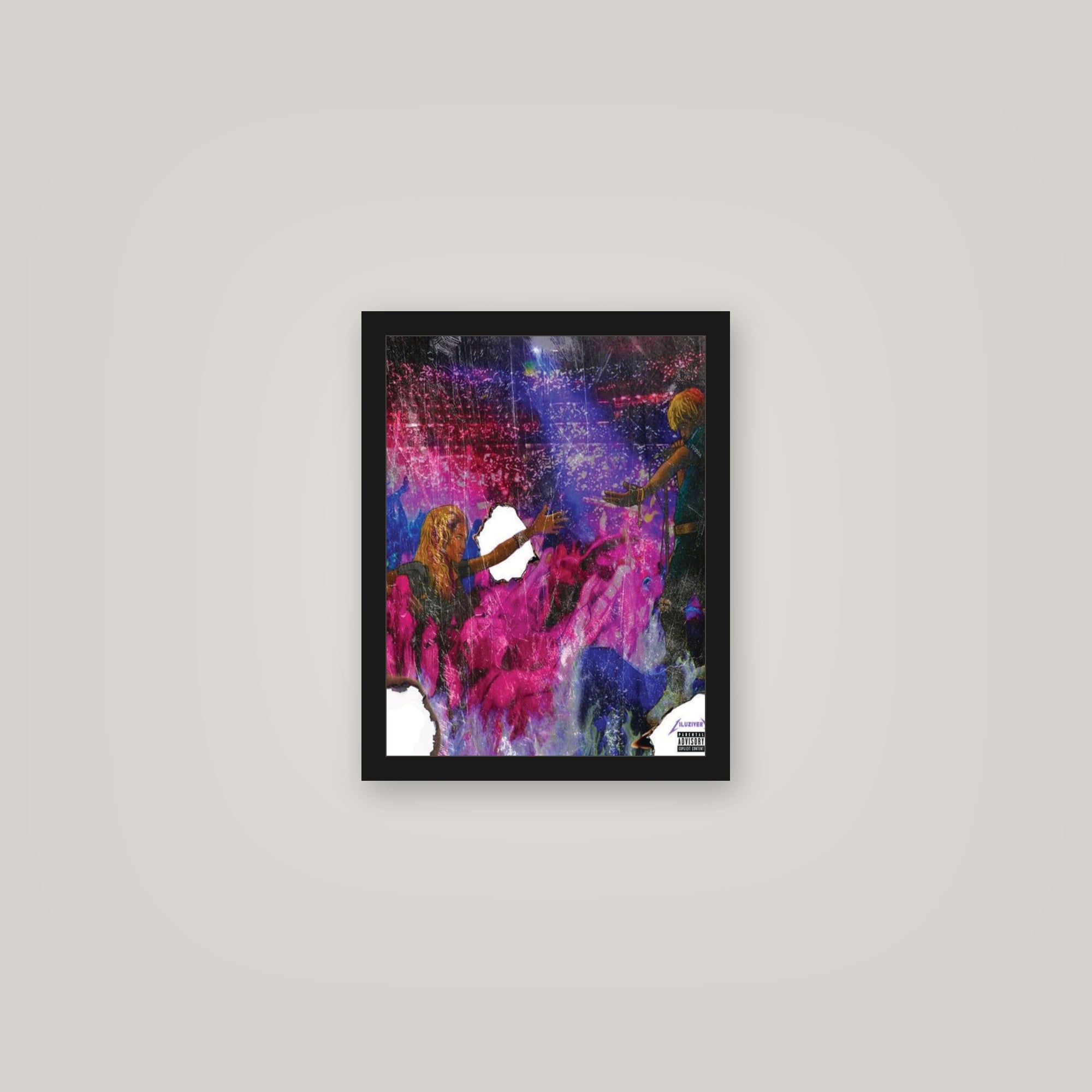 [auto-mockup] LUV IS RAGE COVER POSTER - 11 x 14in.