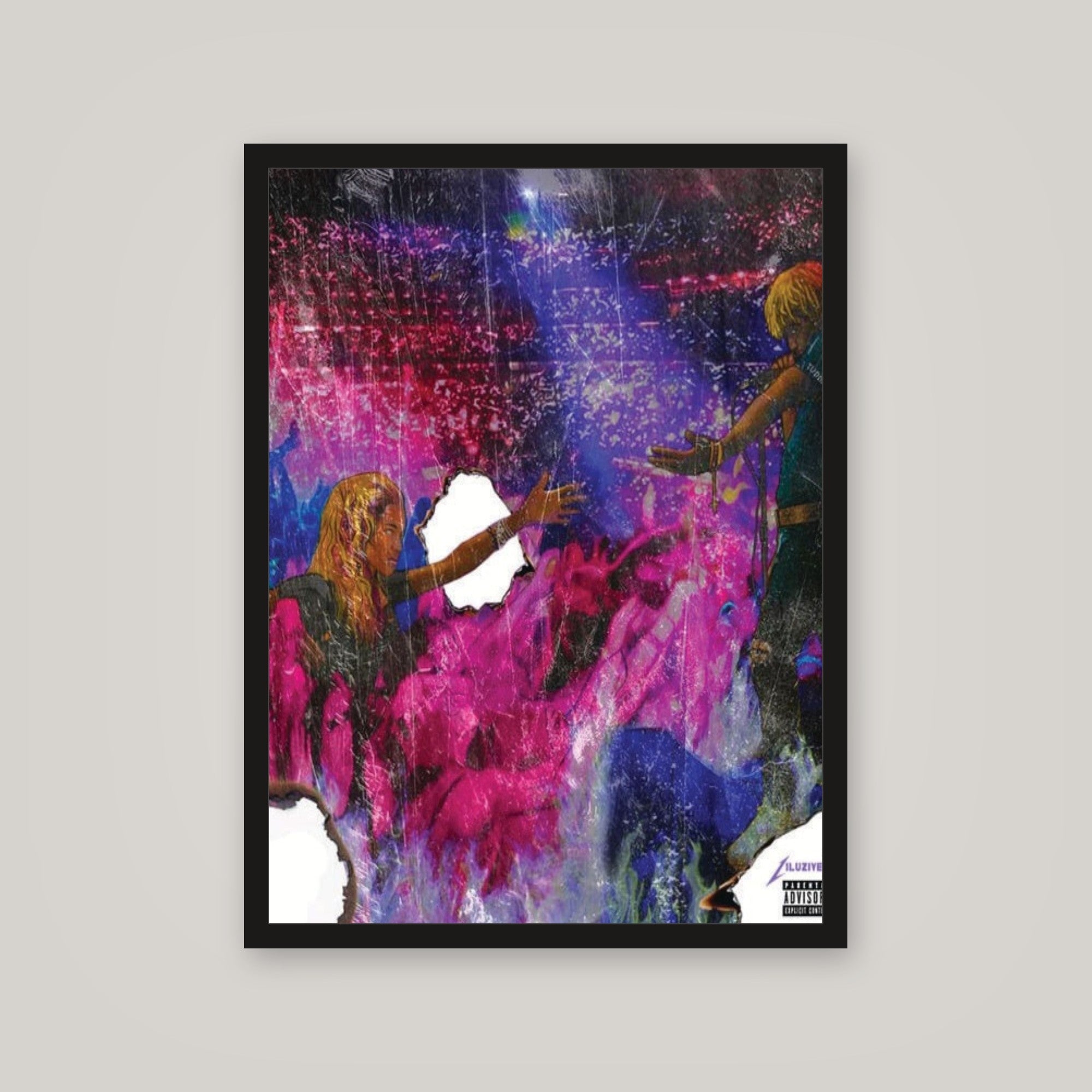 [auto-mockup] LUV IS RAGE COVER POSTER - 18 x 24in.