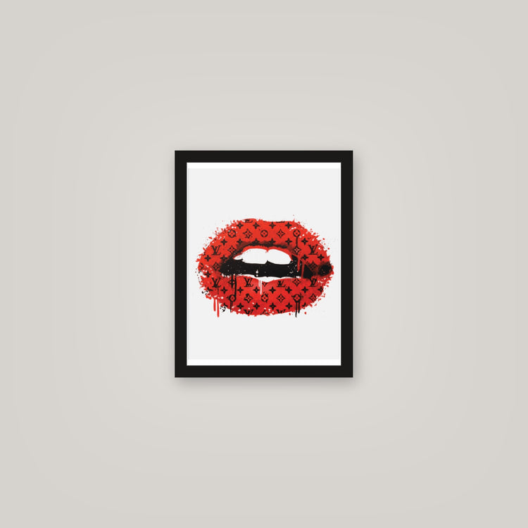 [auto-mockup] LV LIPS POSTER IN ALL COLORS - 11 x 14in.