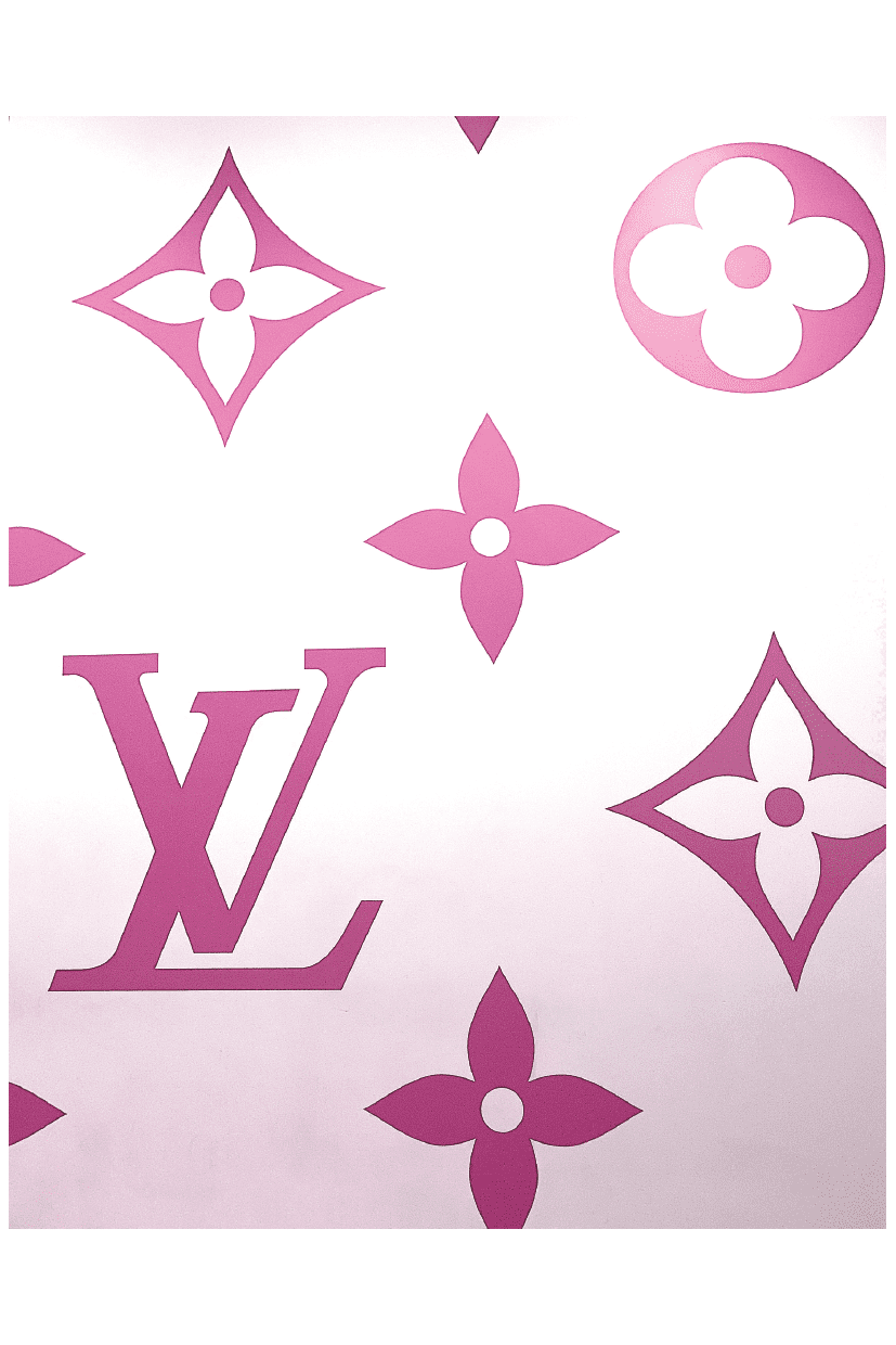 pink louis vuitton logo png