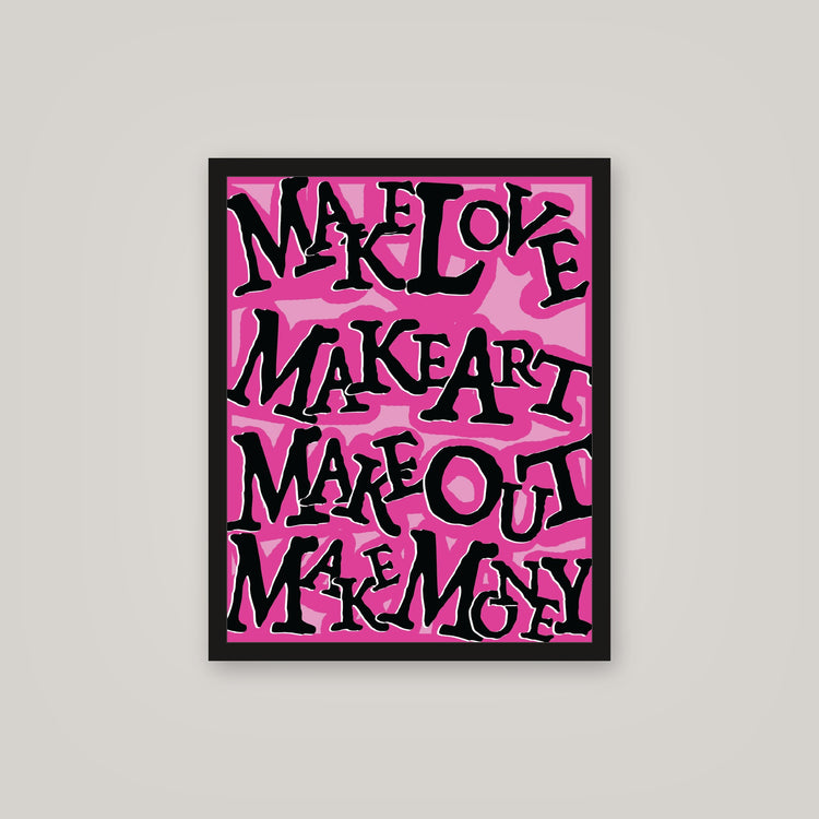 [auto-mockup] MAKE LOVE N ART POSTER - 16 x 20in.