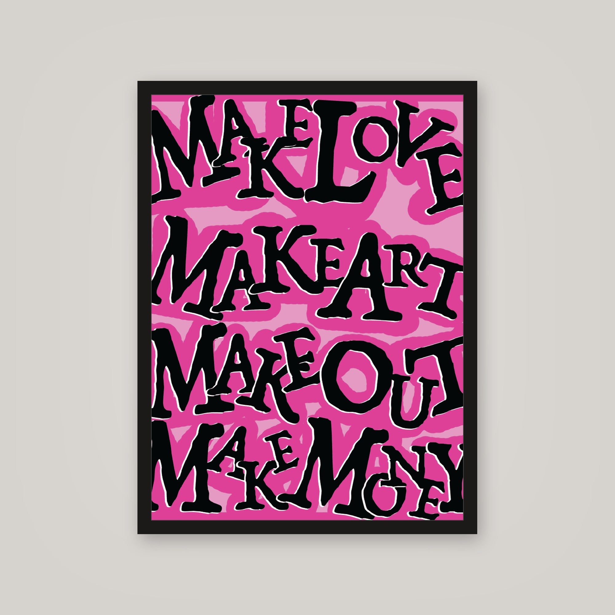 [auto-mockup] MAKE LOVE N ART POSTER - 18 x 24.