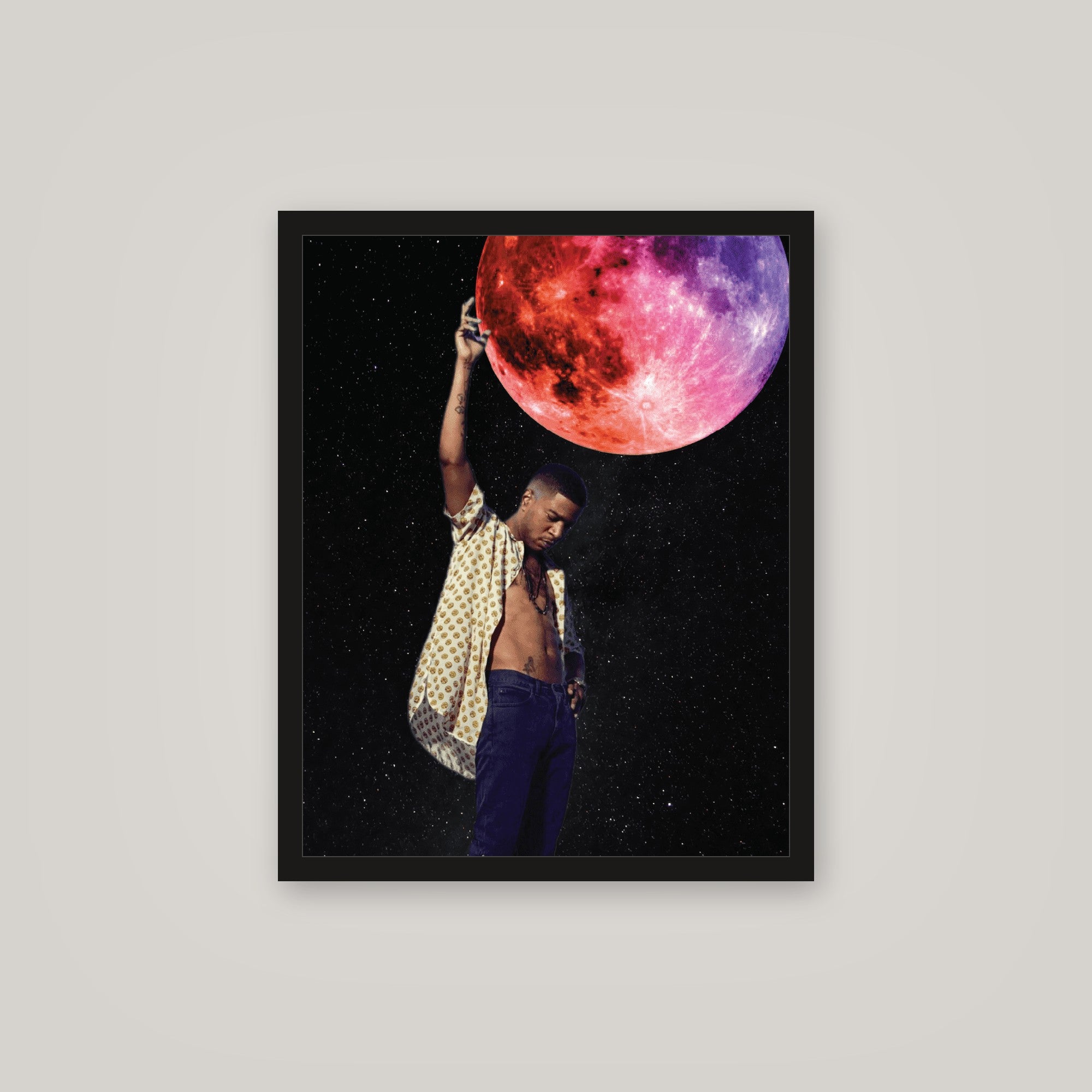 [auto-mockup] MAN ON THE MOON POSTER - 16 x 20in.