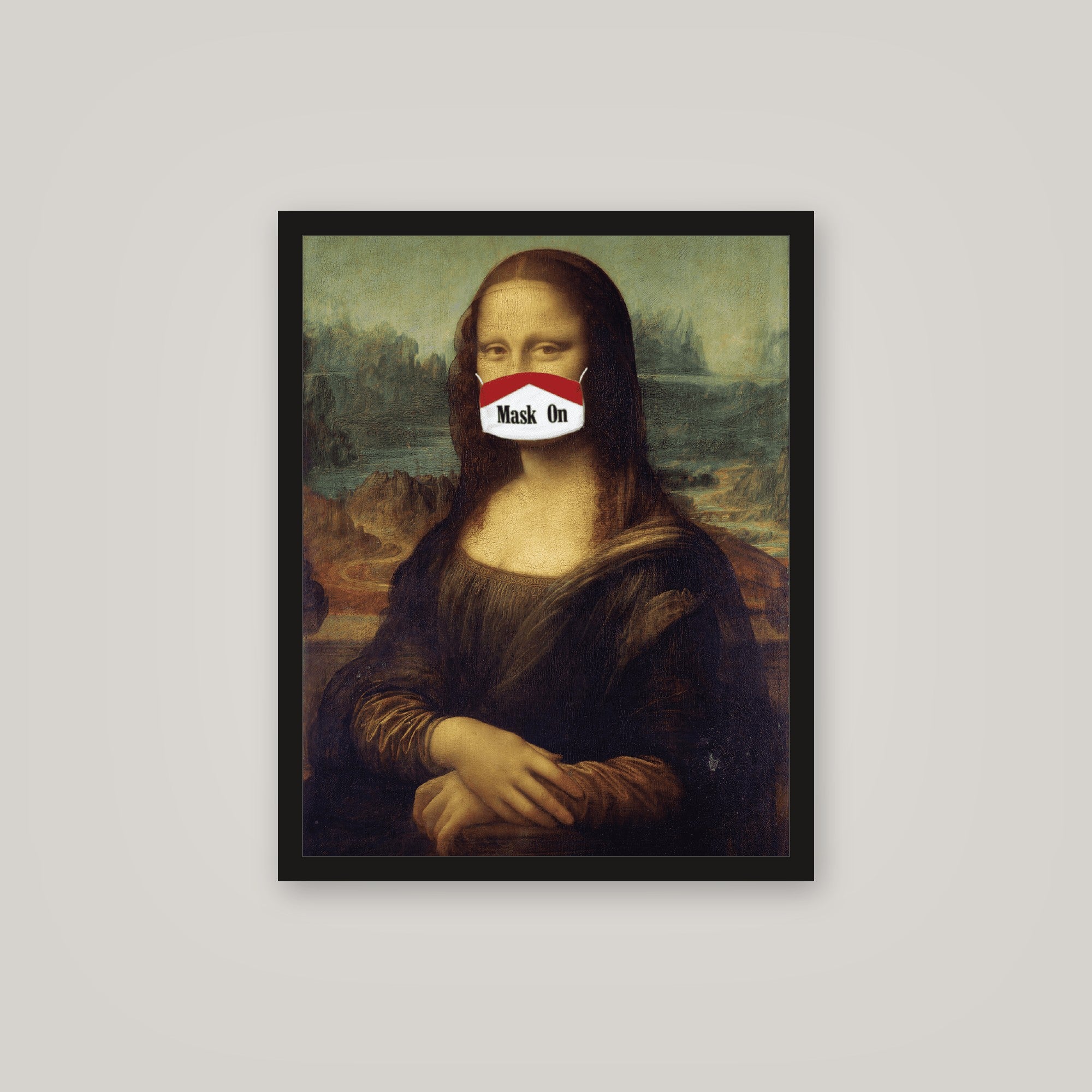 [auto-mockup] MASK ON POSTER - 16 x 20in.