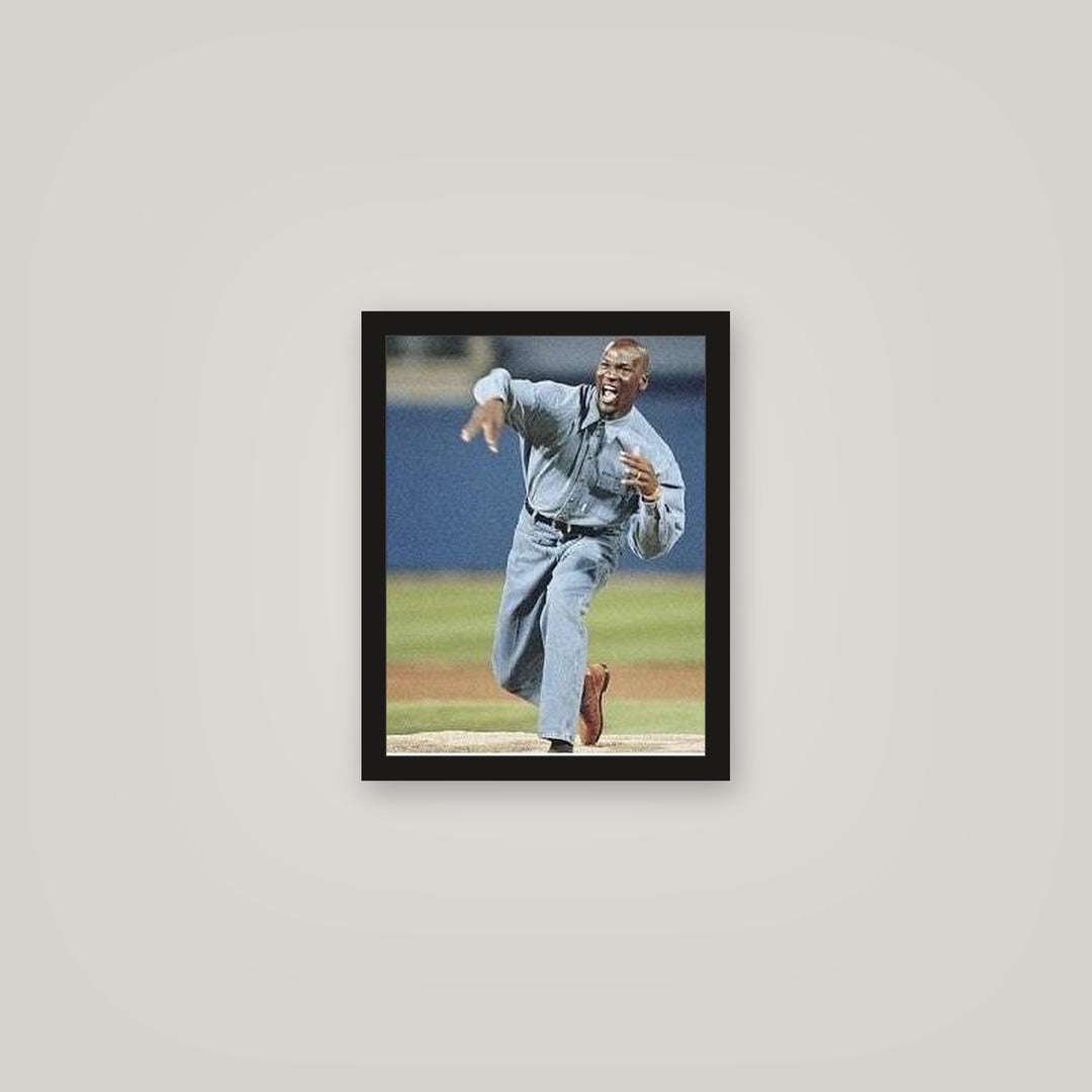 [auto-mockup] MICHAEL JORDAN BASEBALL POSTER - 11 x 14in.
