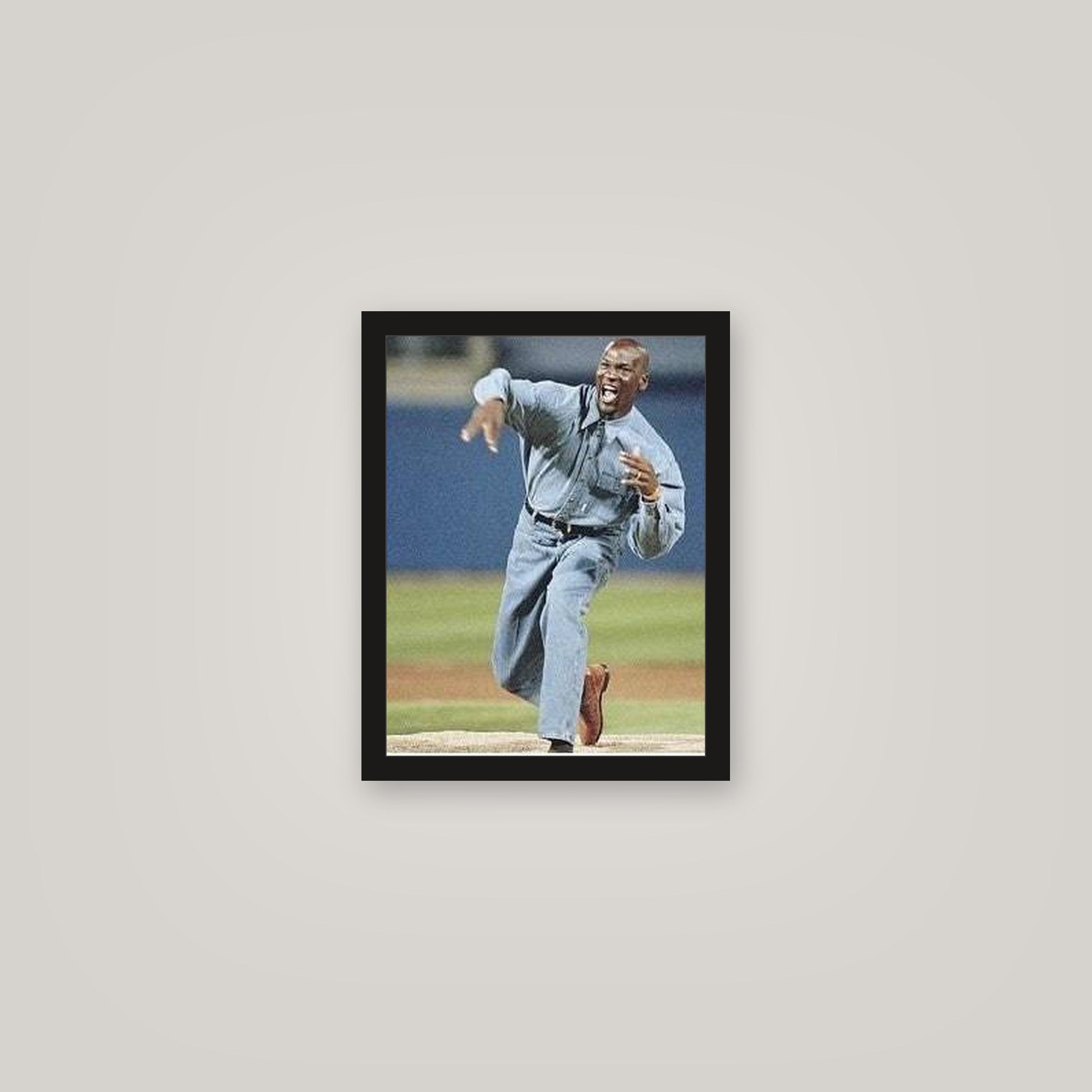 [auto-mockup] MICHAEL JORDAN BASEBALL POSTER - 11 x 14in.
