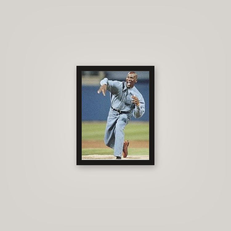 [auto-mockup] MICHAEL JORDAN BASEBALL POSTER - 11 x 14in.