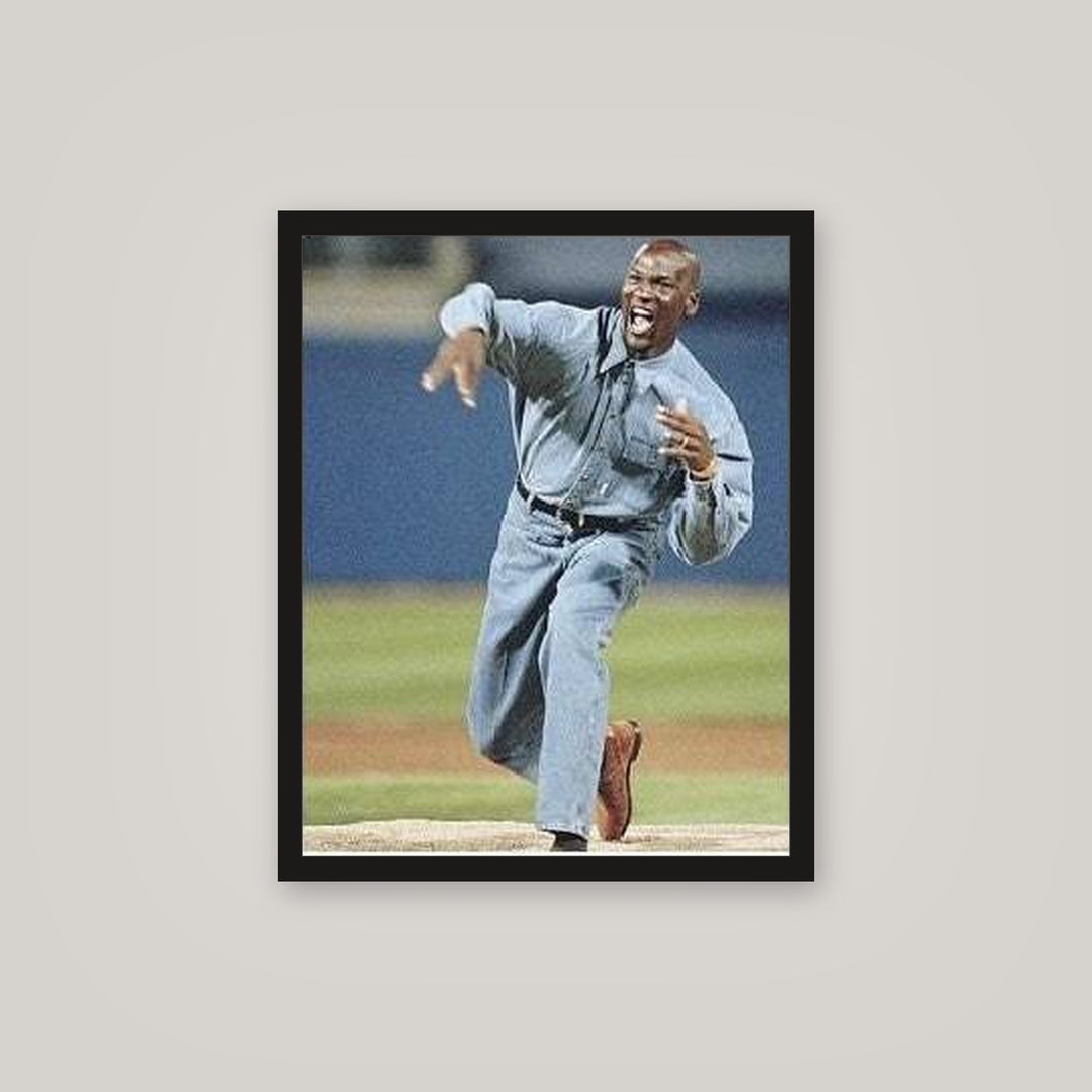 [auto-mockup] MICHAEL JORDAN BASEBALL POSTER - 16 x 20in.