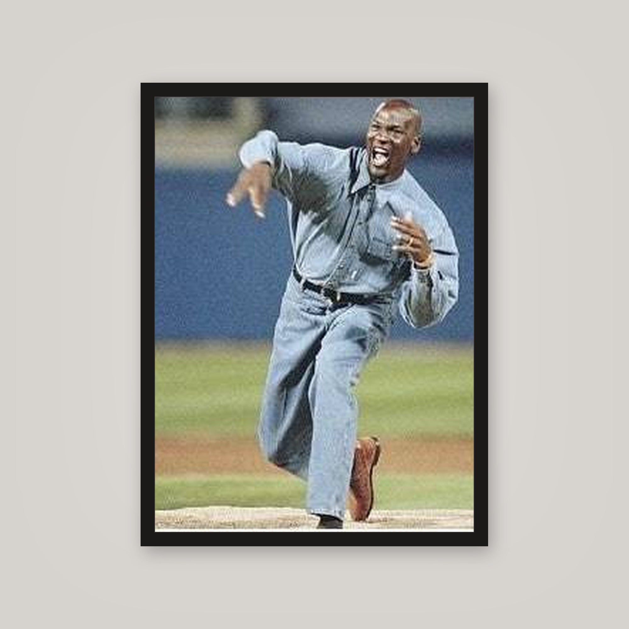 [auto-mockup] MICHAEL JORDAN BASEBALL POSTER - 18 x 24in.