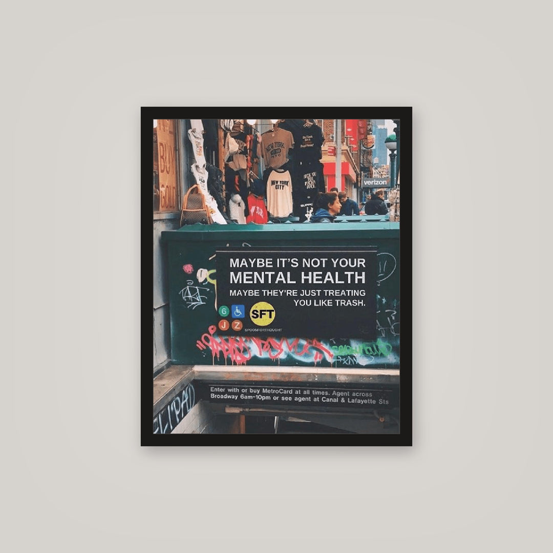[auto-mockup] MIGHT B MENTAL ILLNESS POSTER - 16 x 20in.