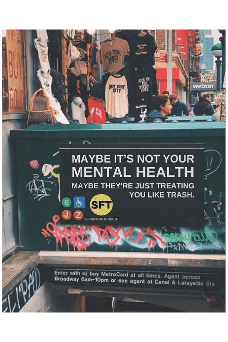 MIGHT B MENTAL ILLNESS POSTER - PosterFi