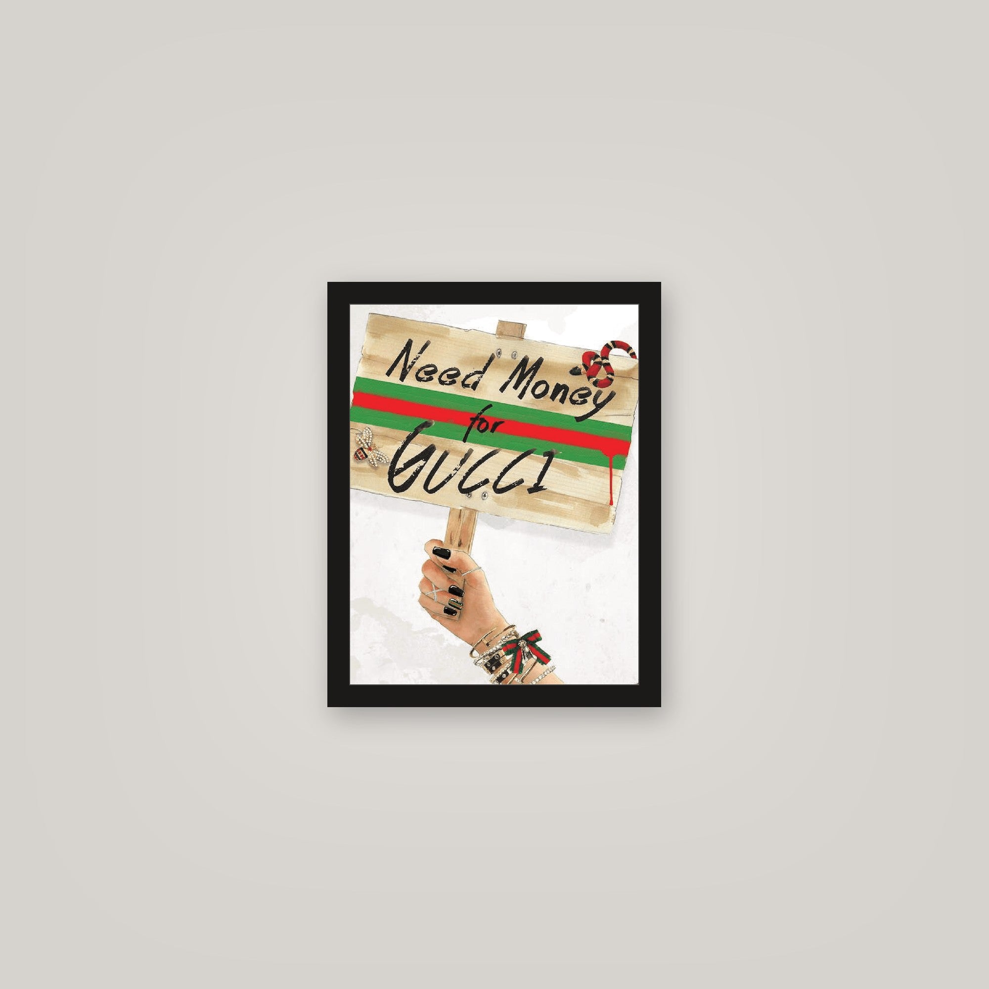 [auto-mockup] MONEY FOR GG POSTER - 11 x 14in.
