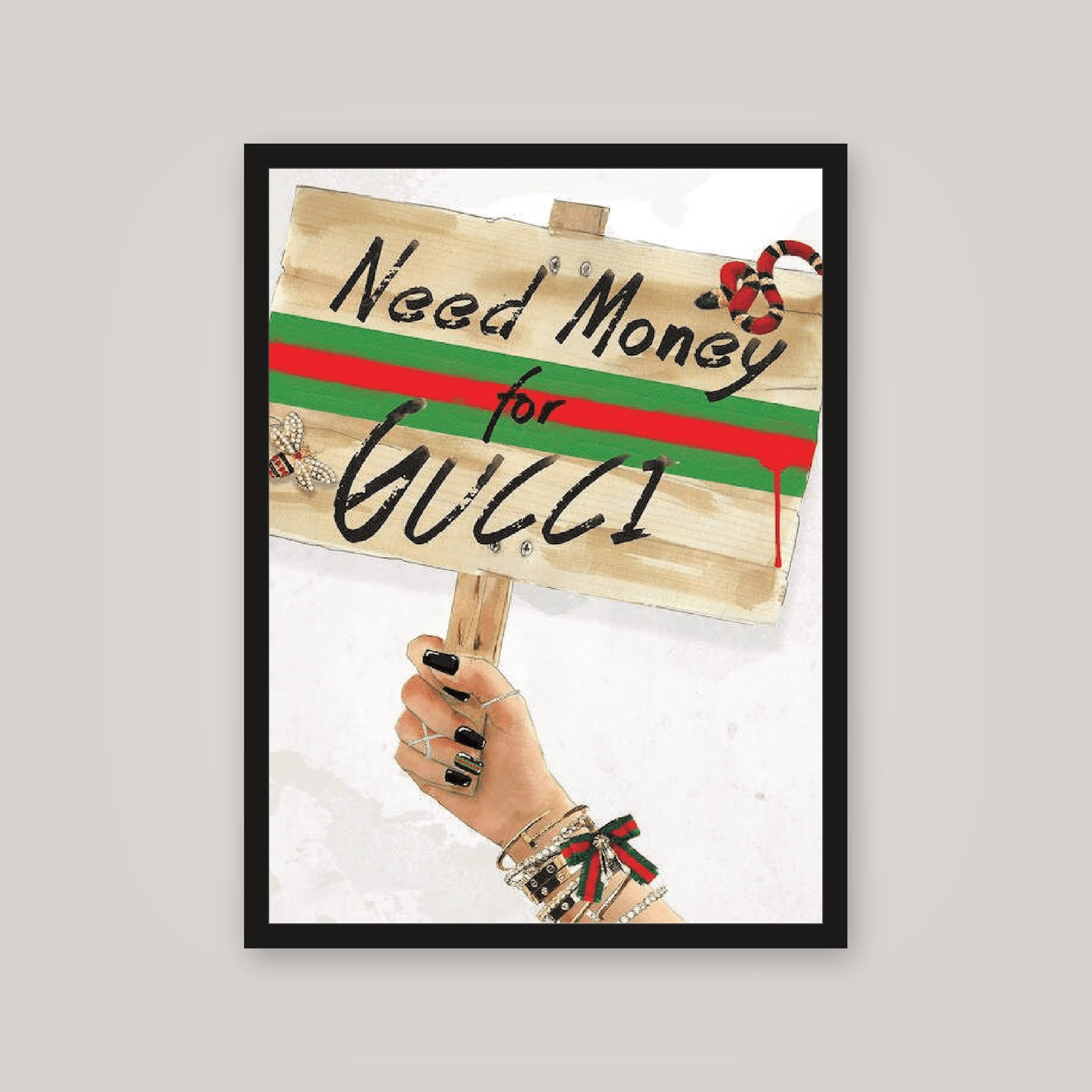 [auto-mockup] MONEY FOR GG POSTER - 18 x 24in.
