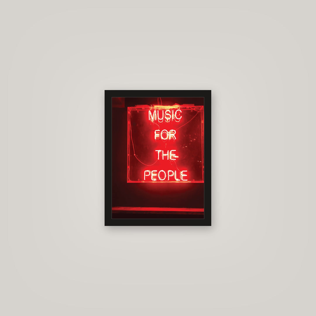 [auto-mockup] MUSIC FOR THE PEOPLE POSTER - 11 x 14in.