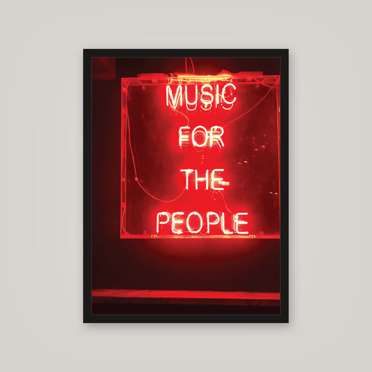 [auto-mockup] MUSIC FOR THE PEOPLE POSTER - 18 x 24in.