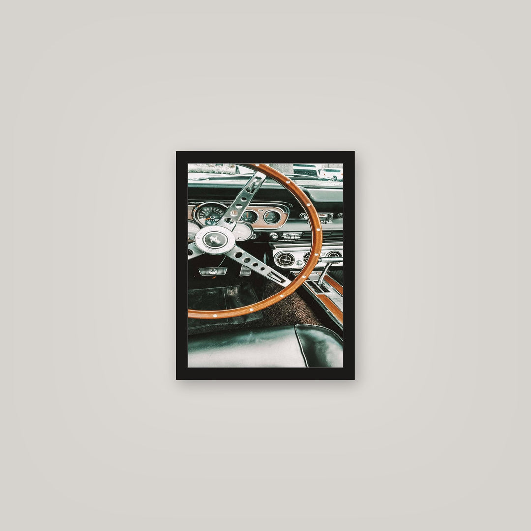 [auto-mockup] MUSTANG WHEEL POSTER - 11 x 14in.