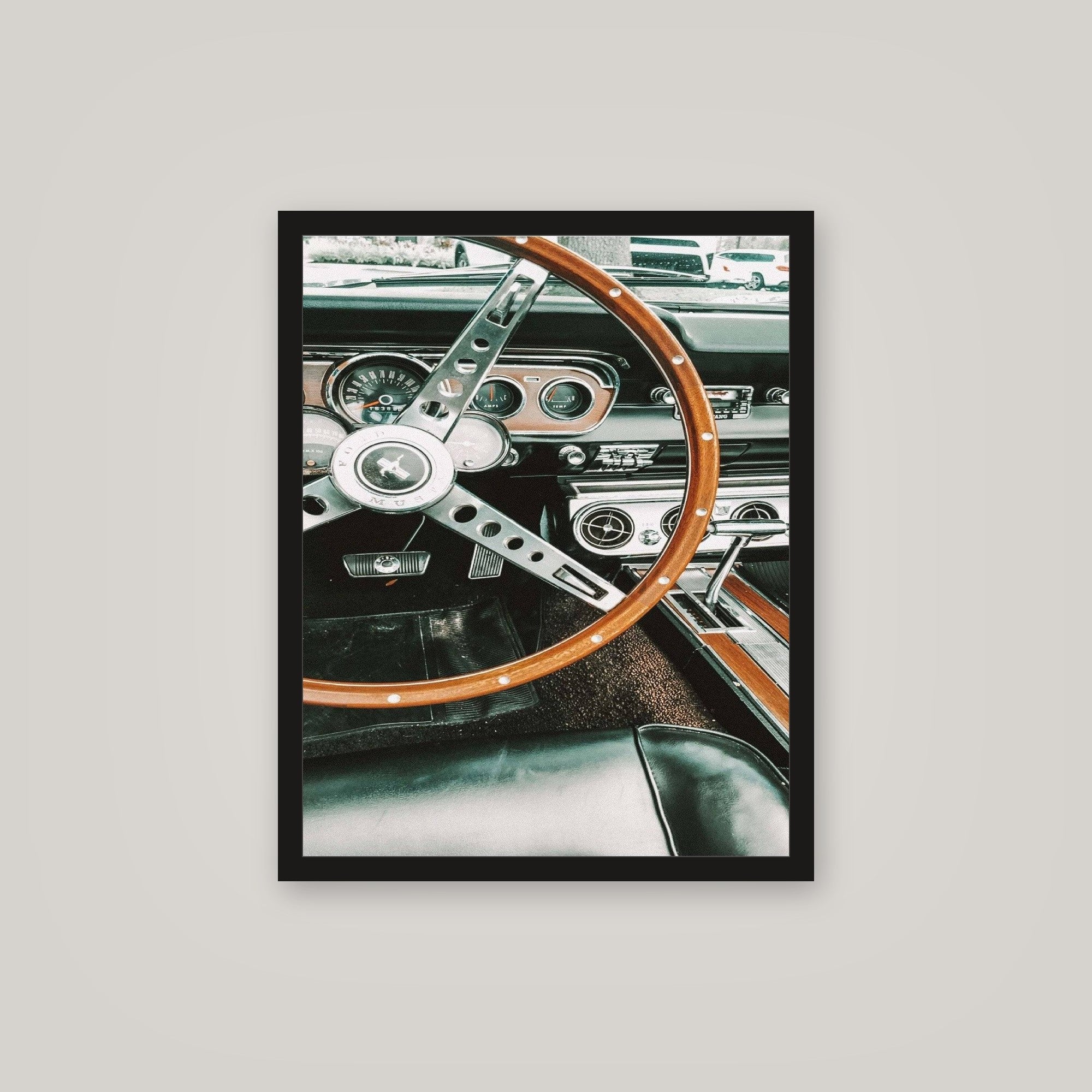 [auto-mockup] MUSTANG WHEEL POSTER - 16 x 20 in.