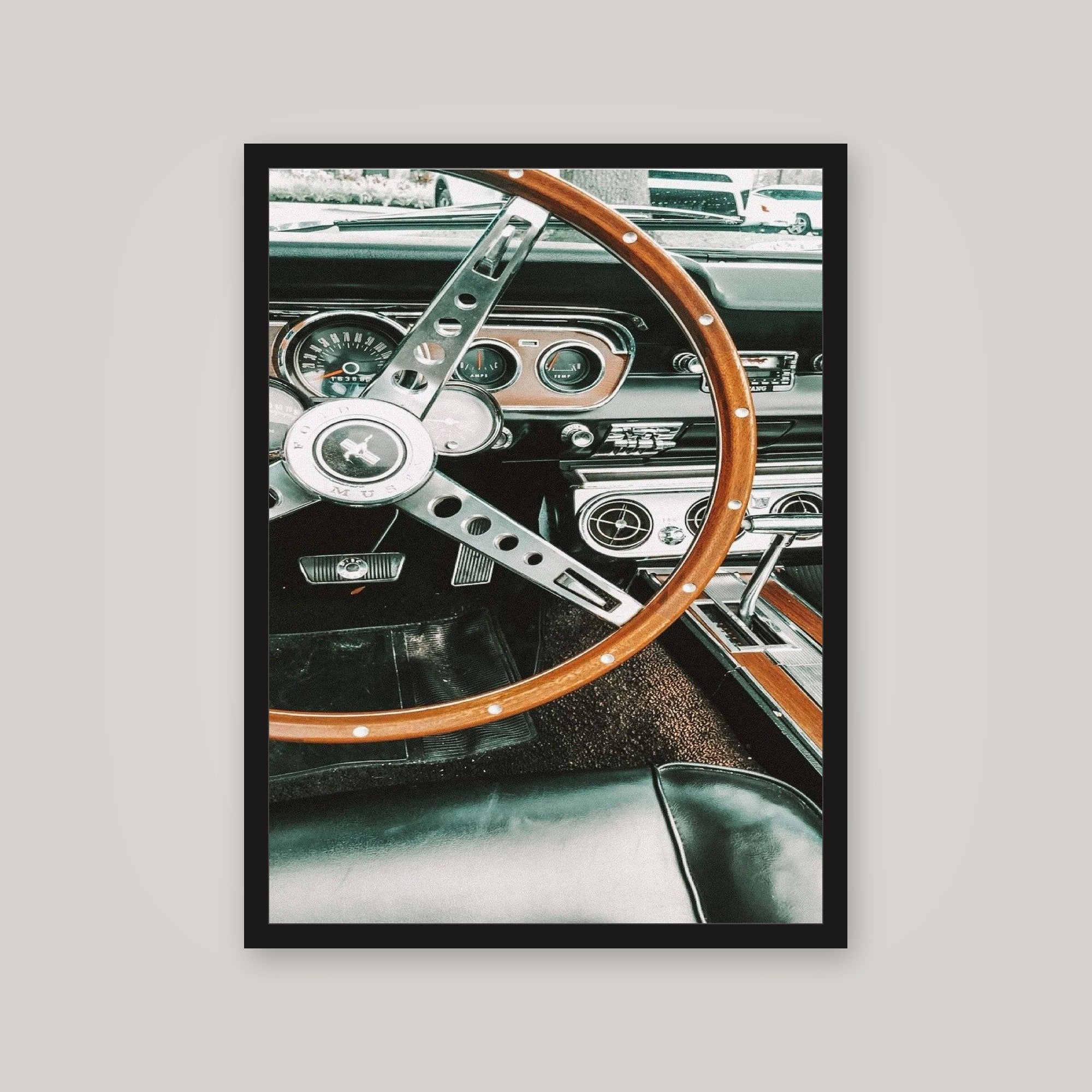 [auto-mockup] MUSTANG WHEEL POSTER - 18 x 24 in